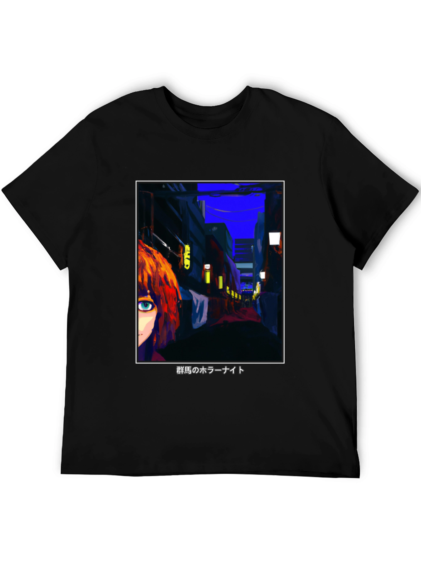 Anime Street Scene Graphic Tee