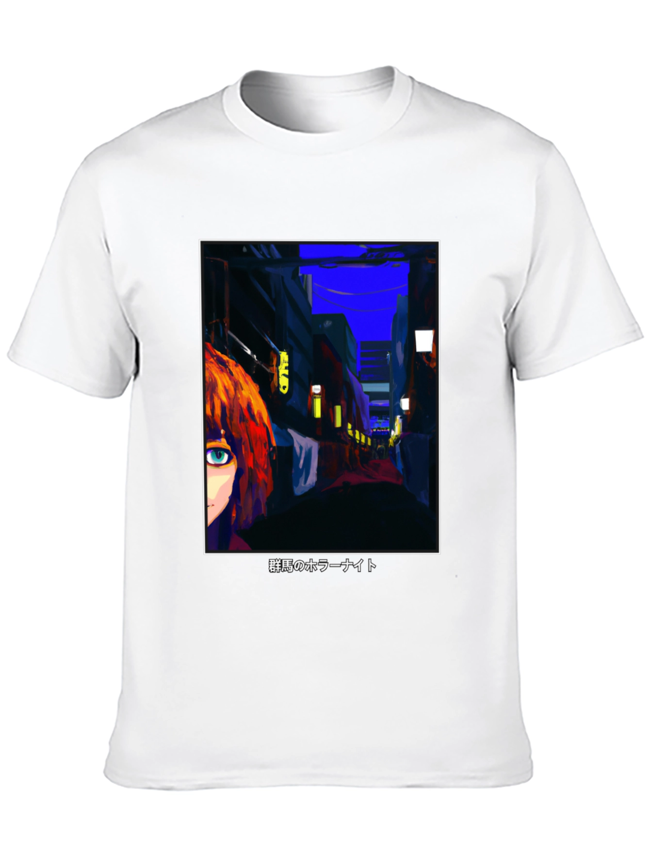 Anime Street Scene Graphic Tee
