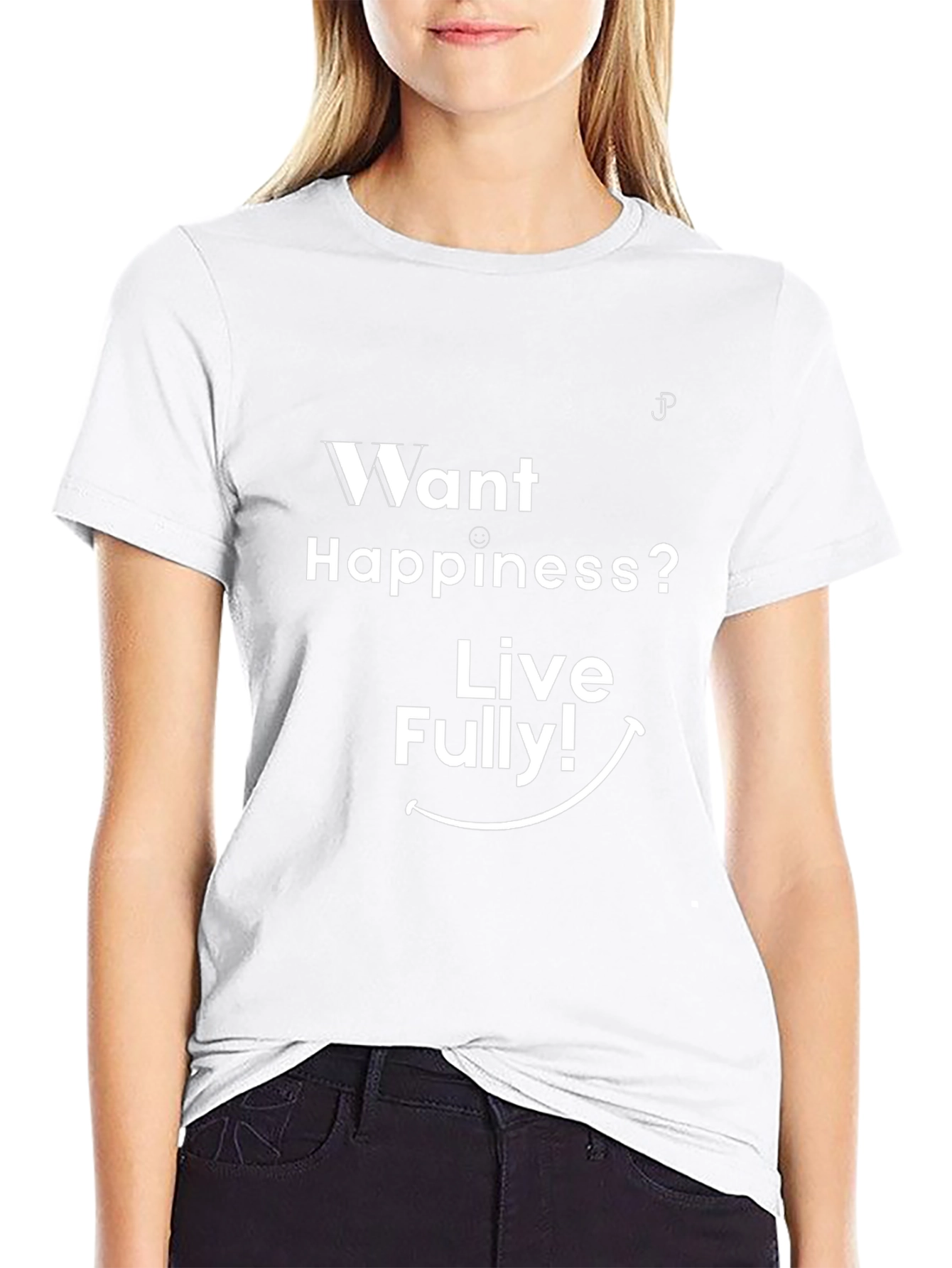 Happiness Graphic Tee - Live Fully T-Shirt