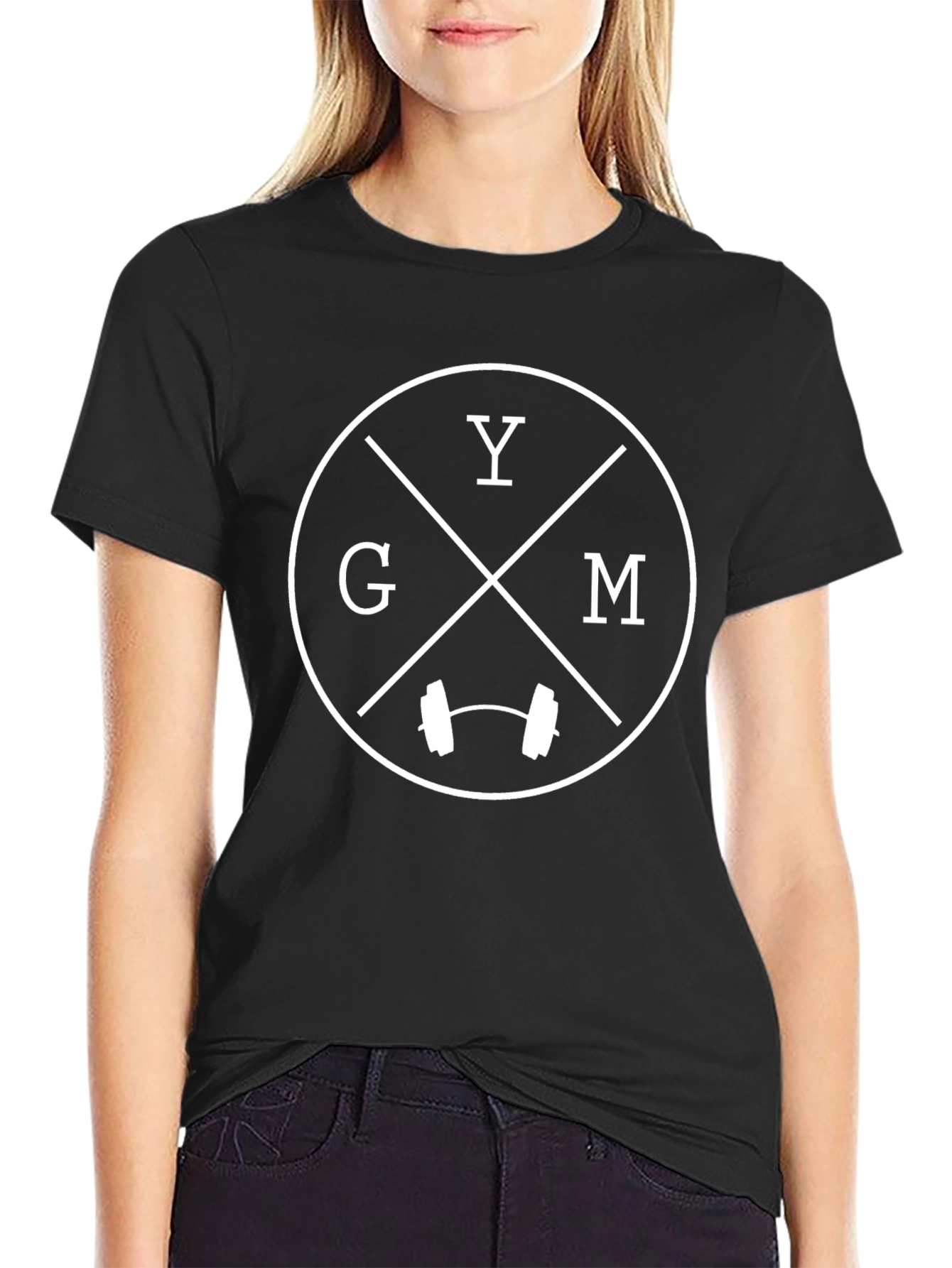 GYM T-Shirt Mens Black Fitness Tee