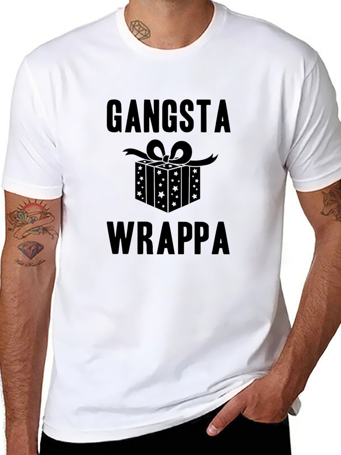 Gangsta Wrappa T-Shirt Gift Wrap Tee