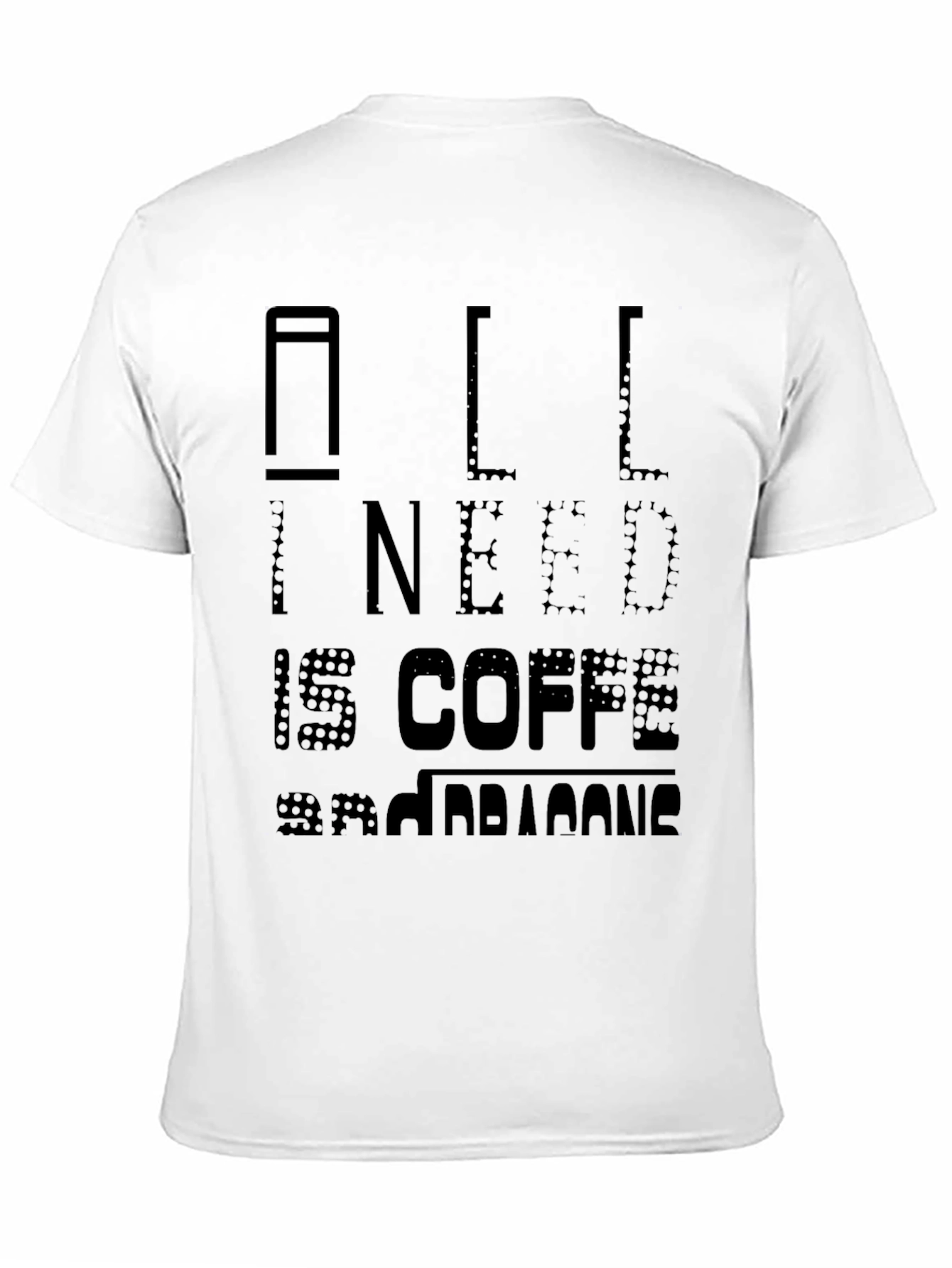 All I Need Is Coffee Mens Graphic Tee