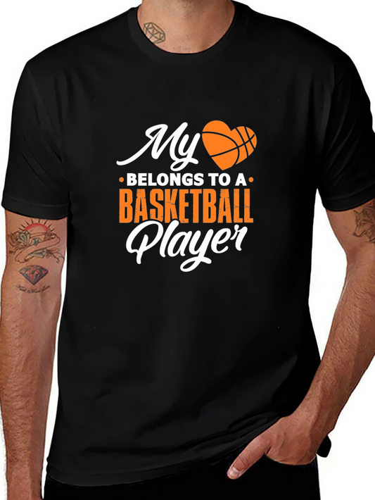 Basketball Players Heart T-Shirt