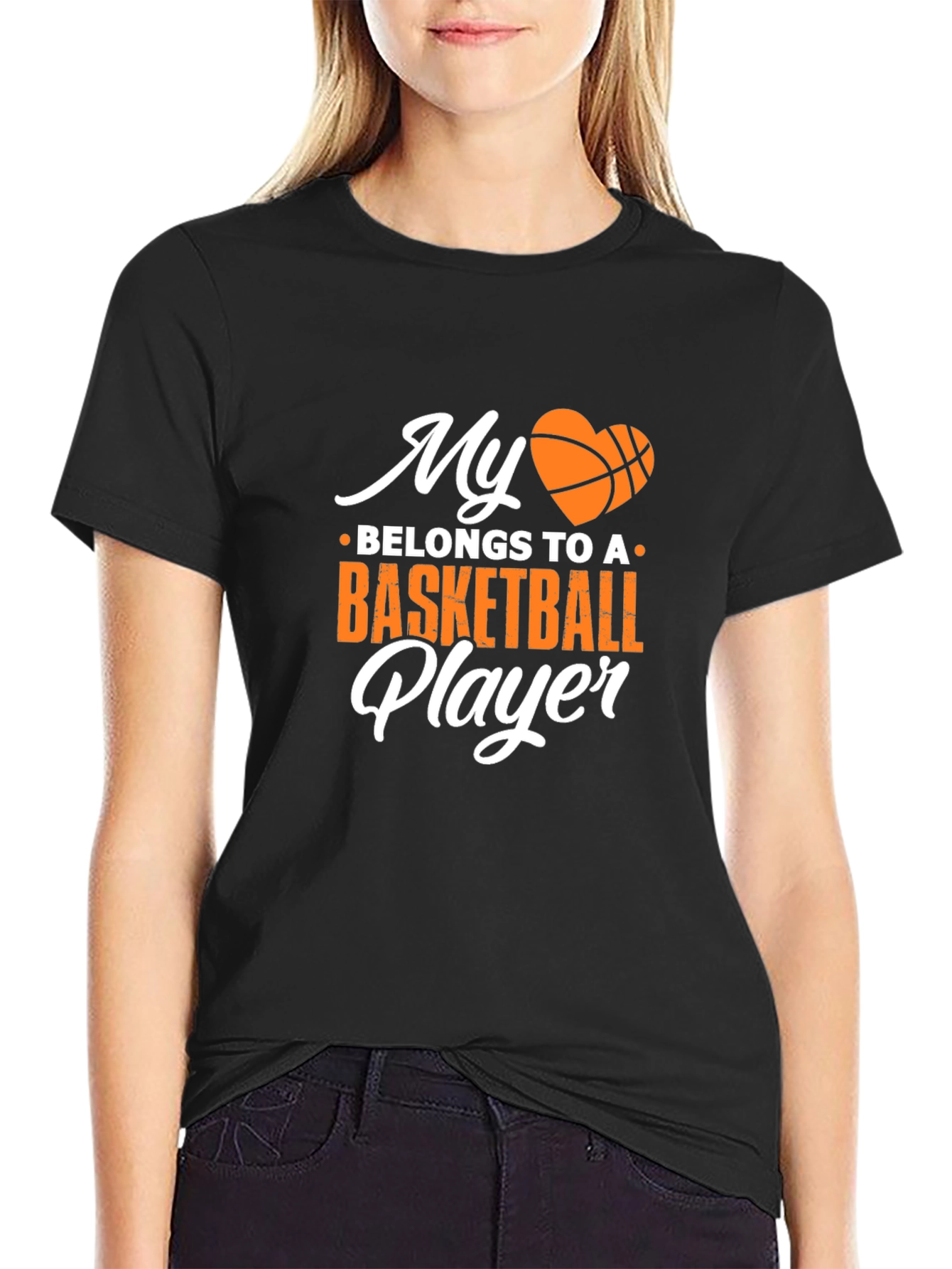Basketball Players Heart T-Shirt