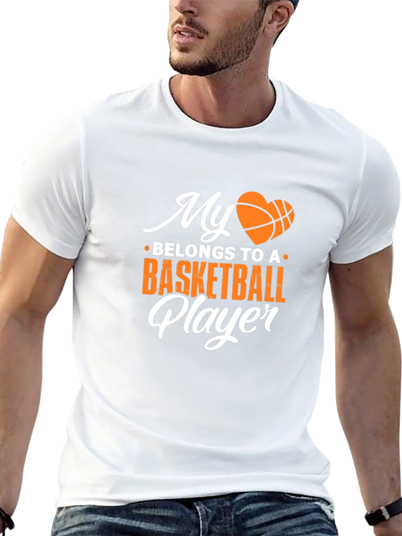 Basketball Players Heart T-Shirt