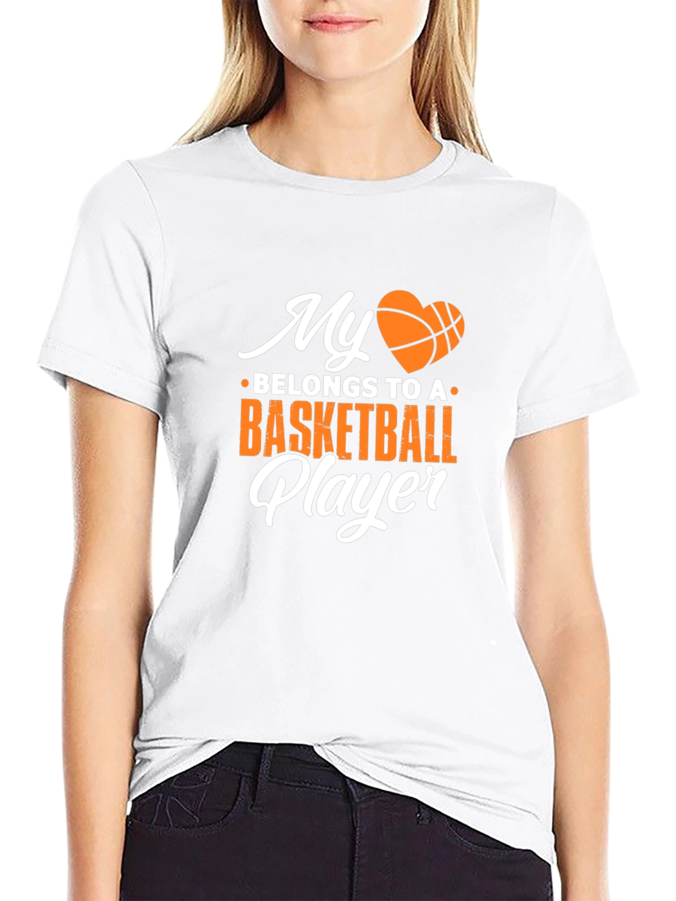 Basketball Players Heart T-Shirt