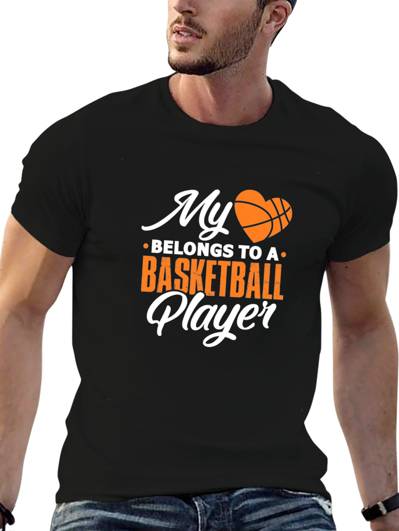 Basketball Players Heart T-Shirt
