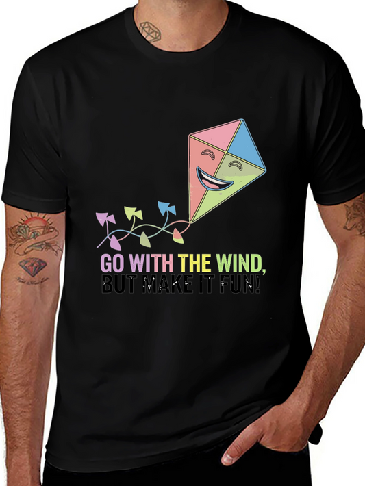 Go With The Wind Kite T-Shirt