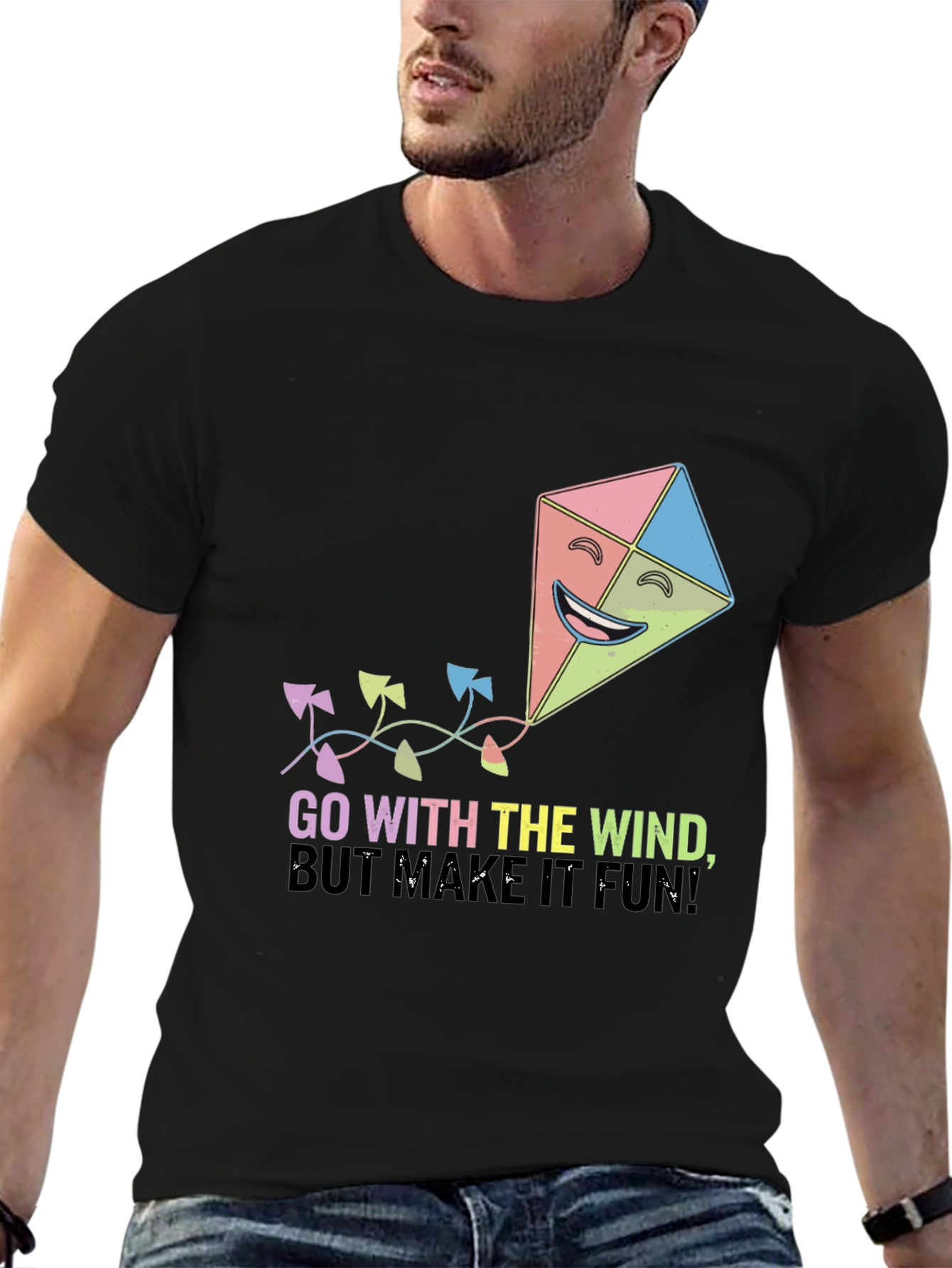 Go With The Wind Kite T-Shirt