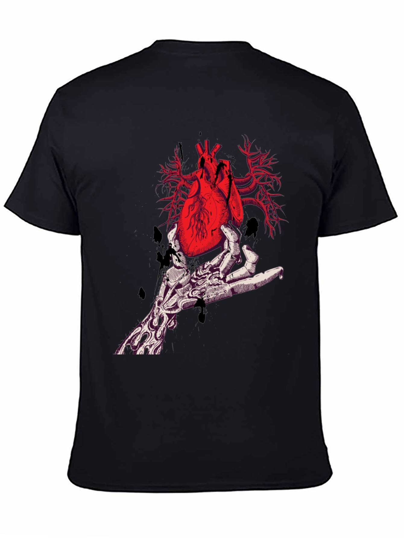 Anatomical Heart T-Shirt - Gothic Style