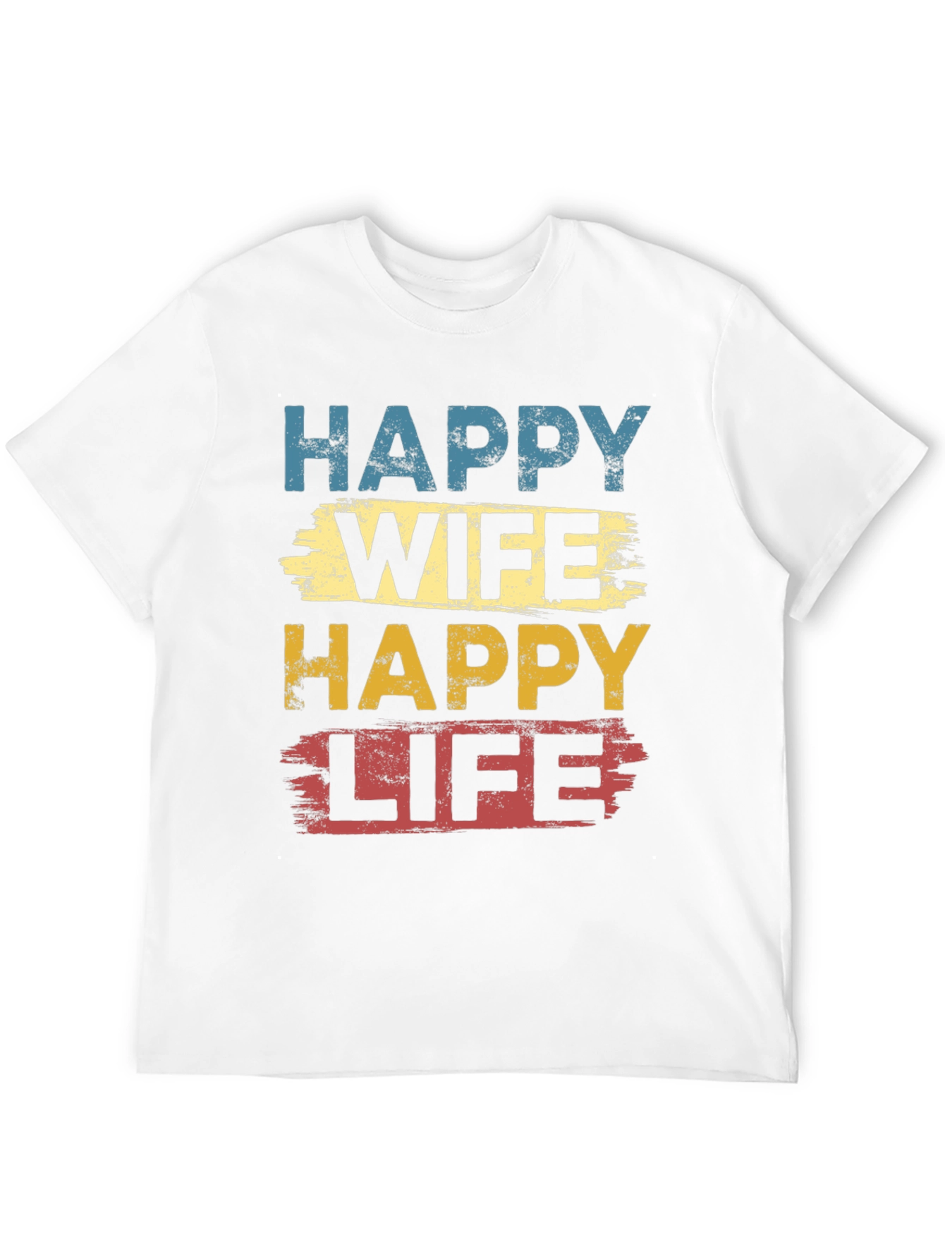 Happy Wife Happy Life Graphic T-Shirt