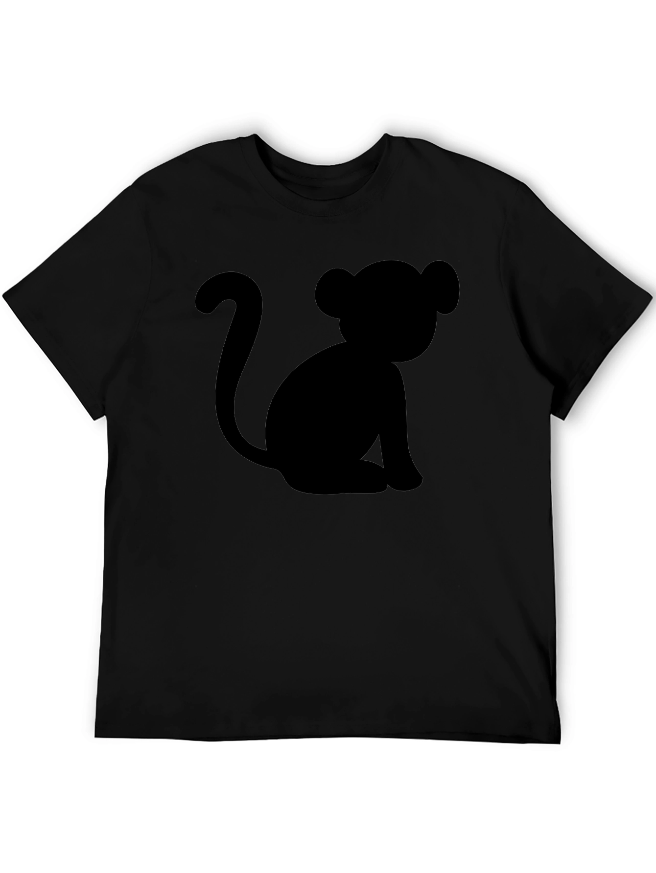 Monkey Silhouette Graphic Tee
