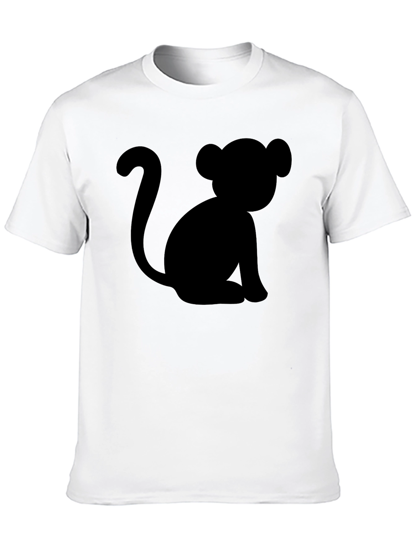 Monkey Silhouette Graphic Tee