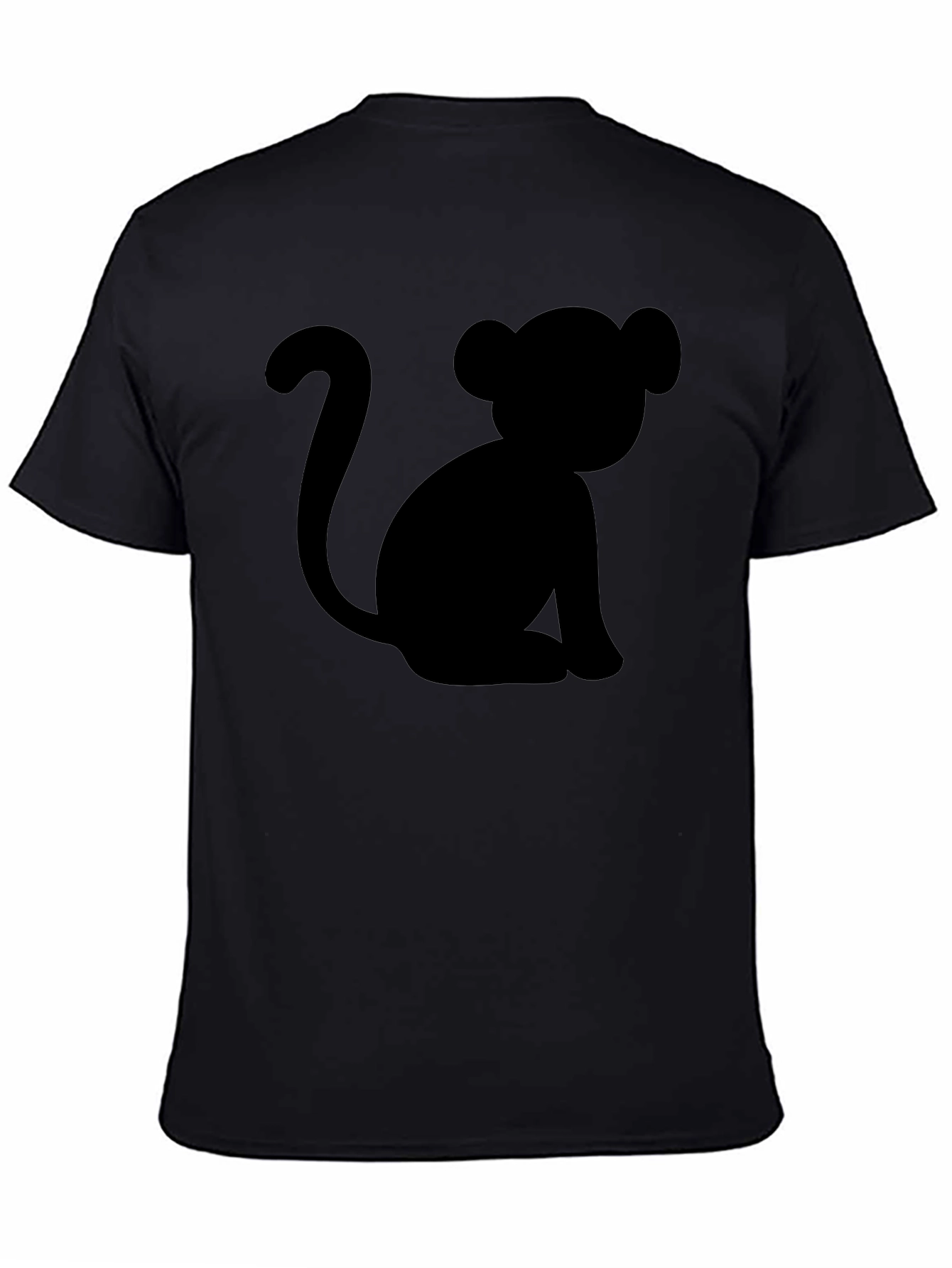 Monkey Silhouette Graphic Tee