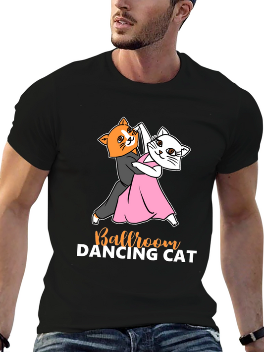 Ballroom Dancing Cats Graphic T-Shirt