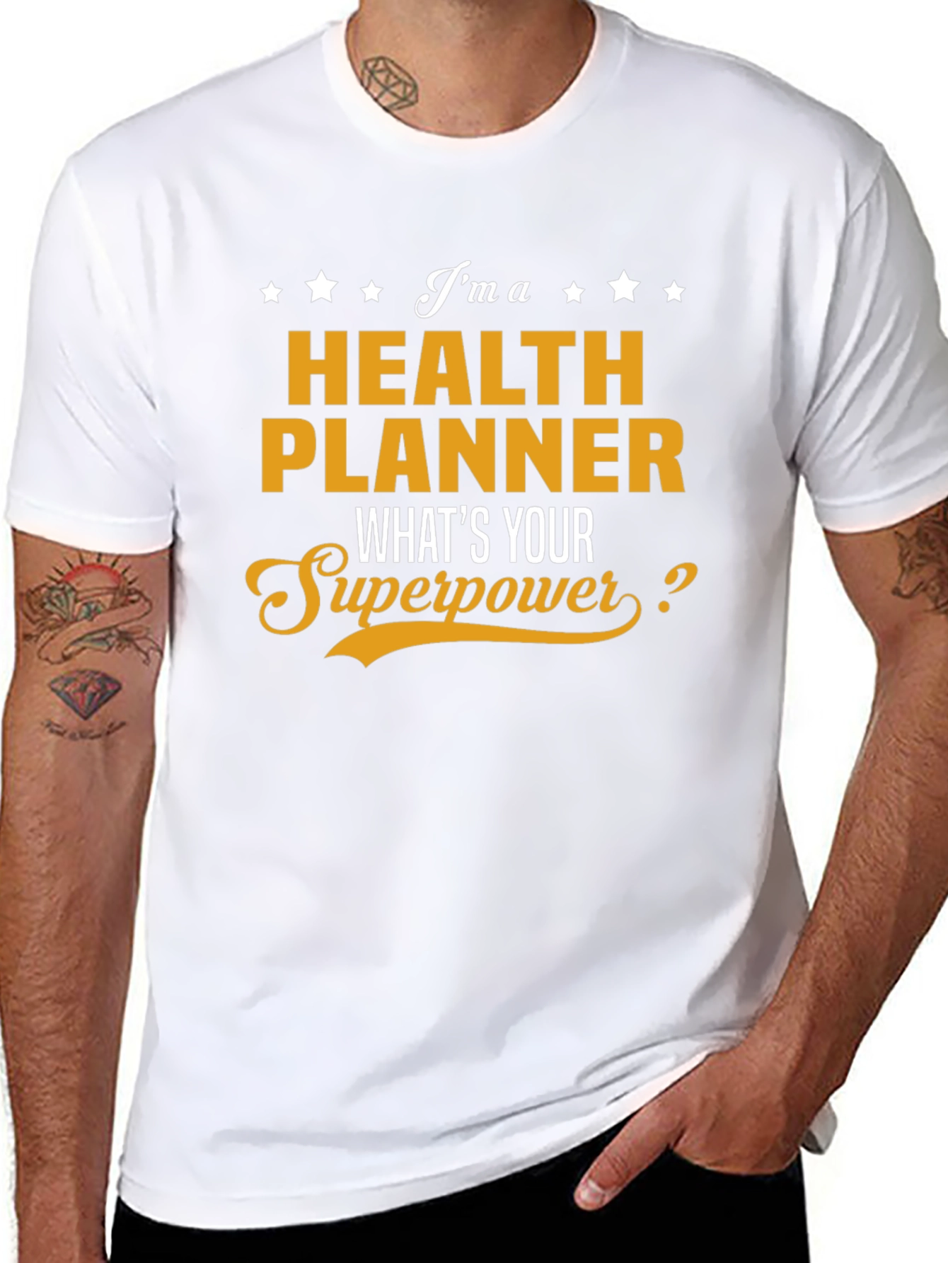 Health Planner Superpower Graphic T-Shirt