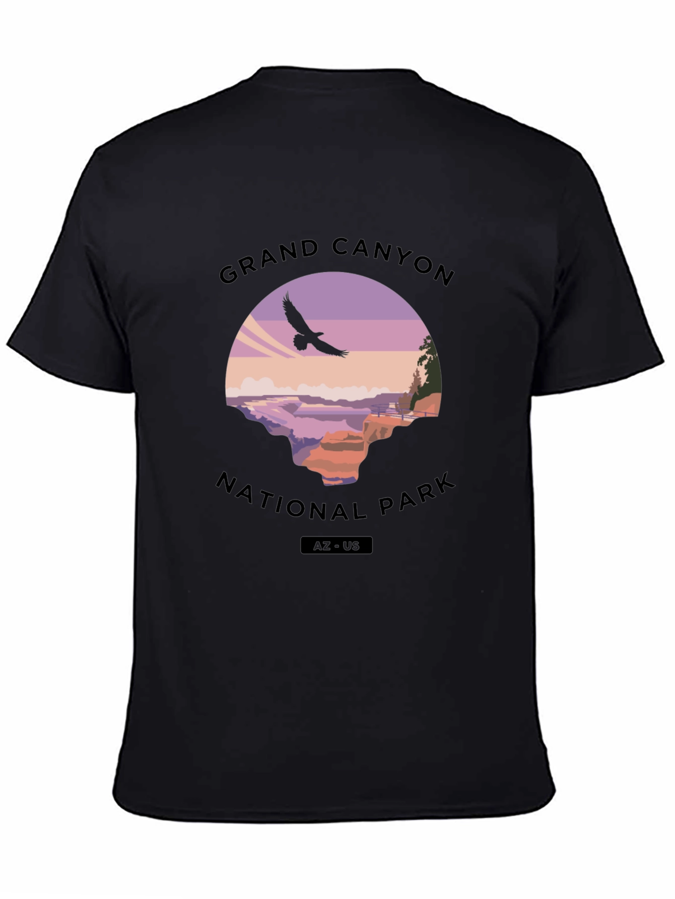 Grand Canyon National Park Graphic Tee - Black