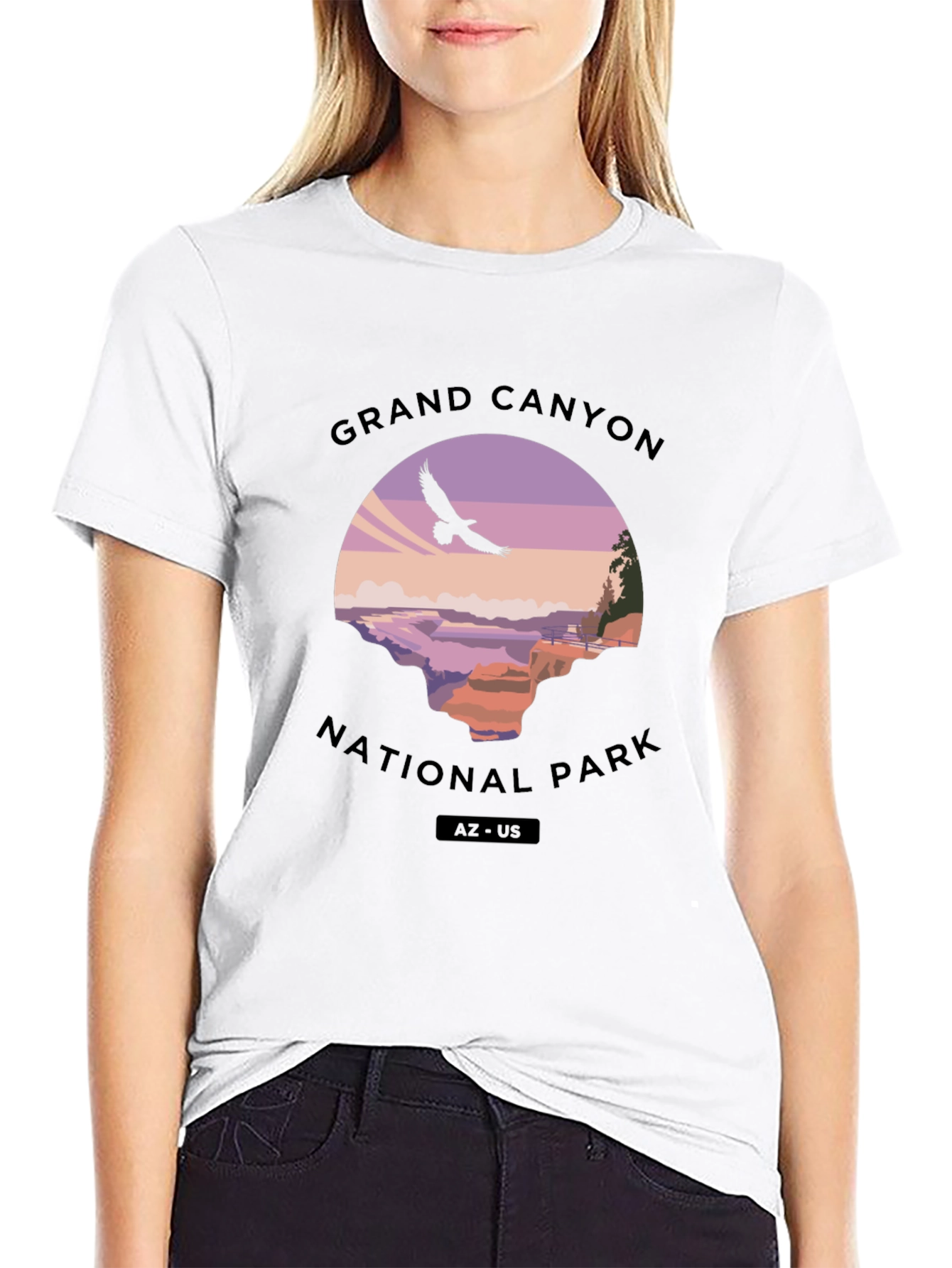 Grand Canyon National Park Graphic Tee - Black