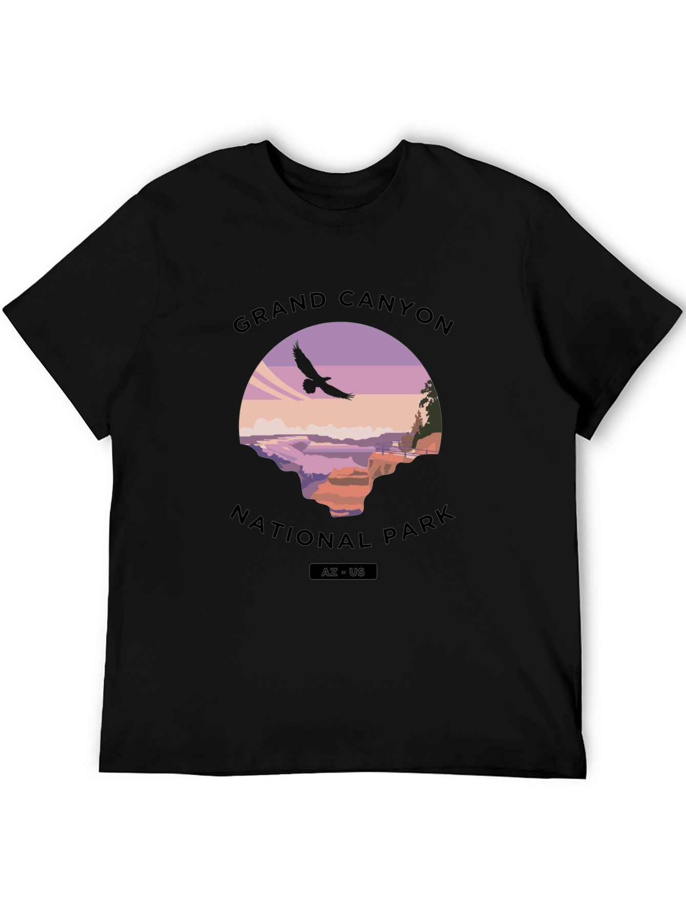 Grand Canyon National Park Graphic Tee - Black
