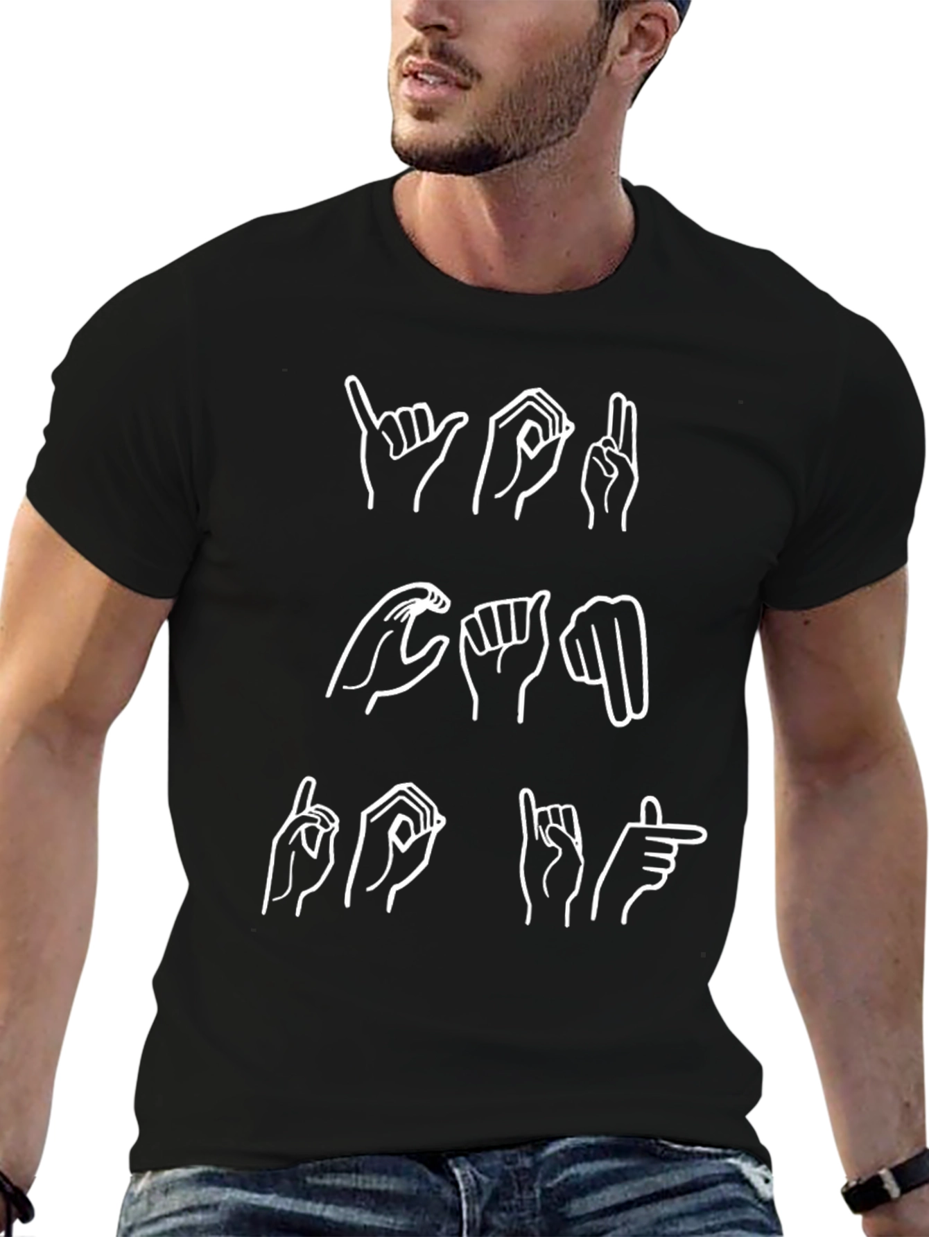 ASL Alphabet T-Shirt - American Sign Language