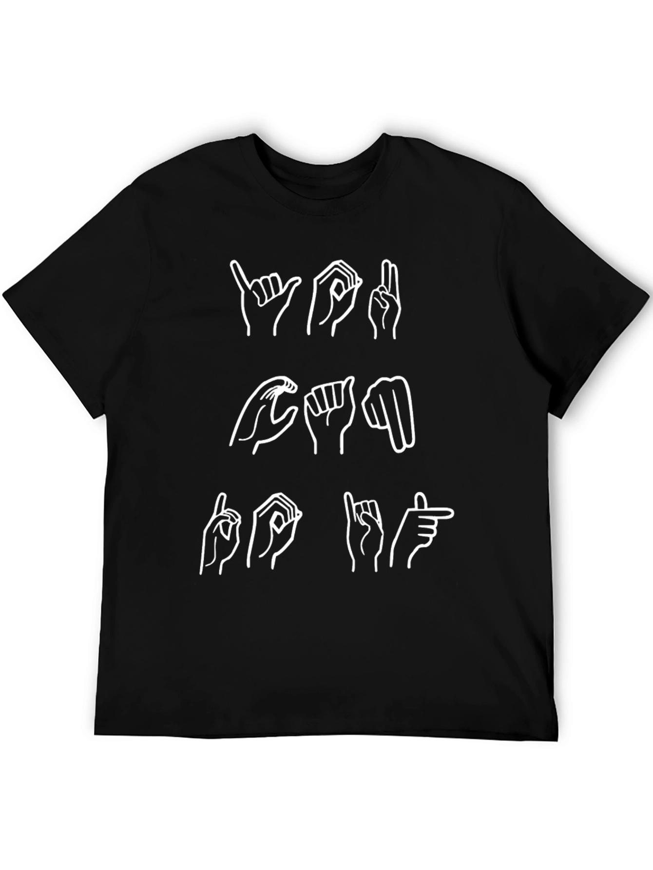 ASL Alphabet T-Shirt - American Sign Language
