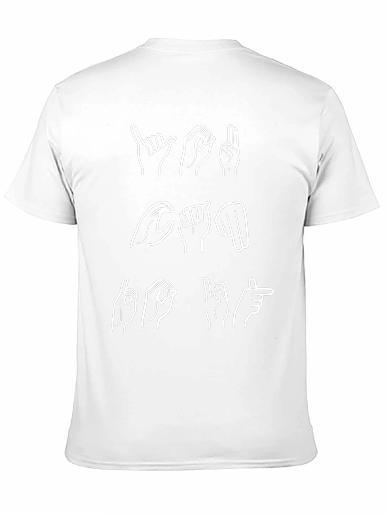 ASL Alphabet T-Shirt - American Sign Language