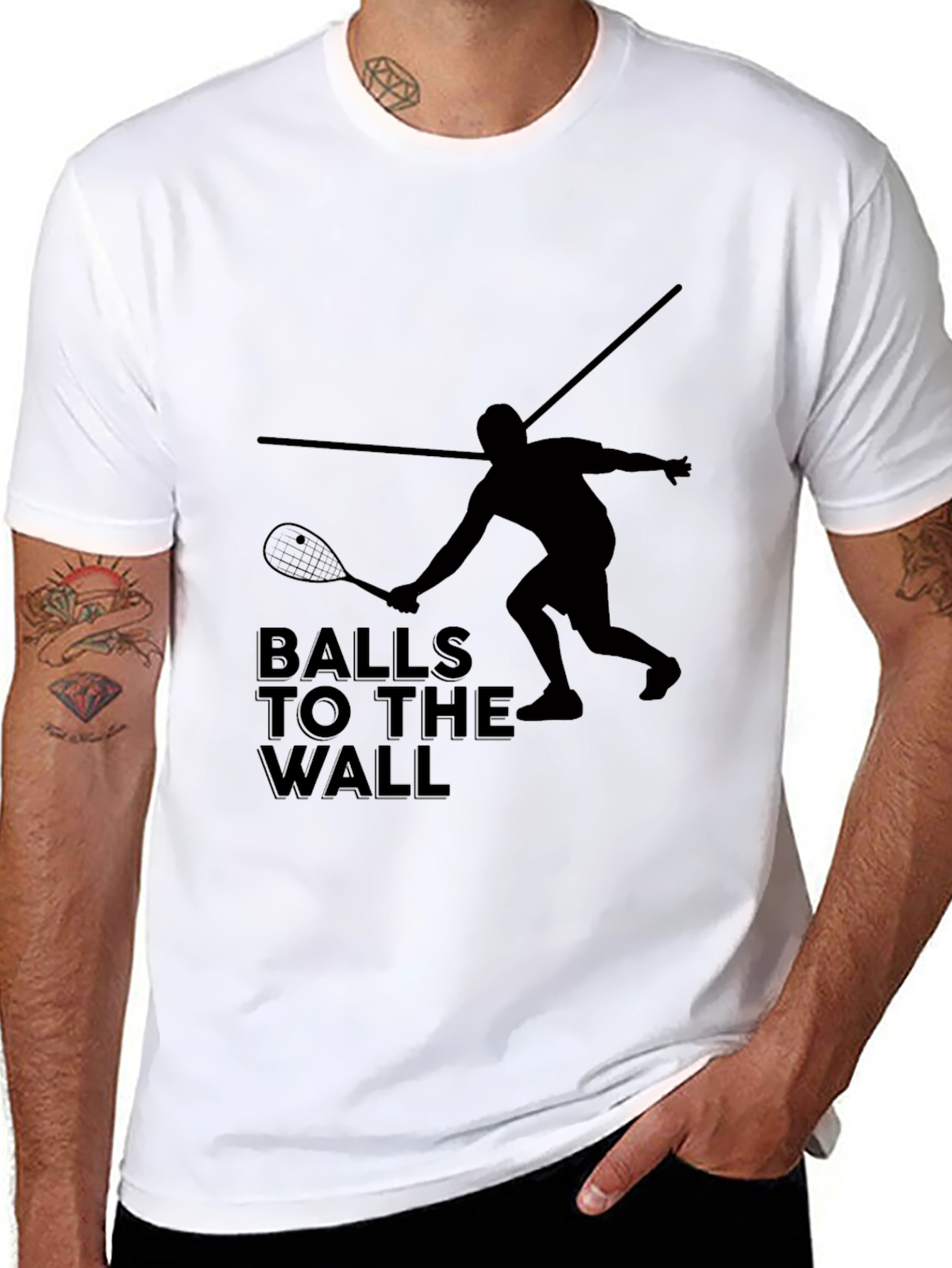 Balls to the Wall Squash T-Shirt