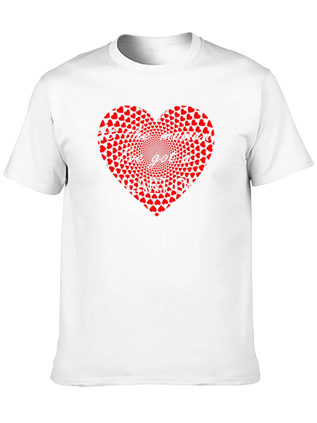 Heart On Graphic T-Shirt - Black