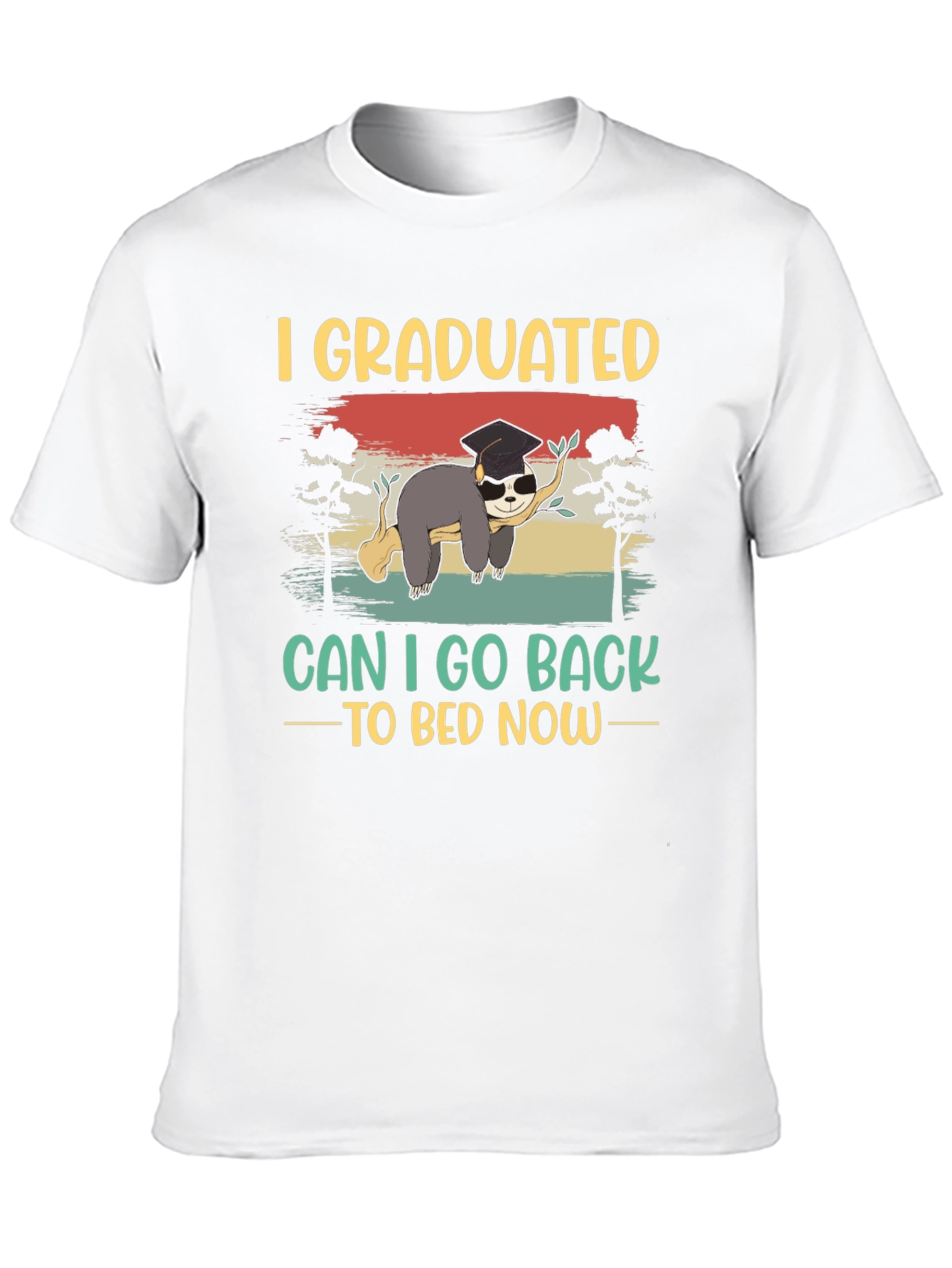 Graduated Sloth Graphic T-Shirt