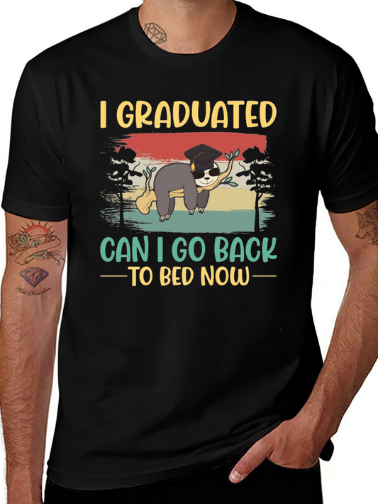 Graduated Sloth Graphic T-Shirt