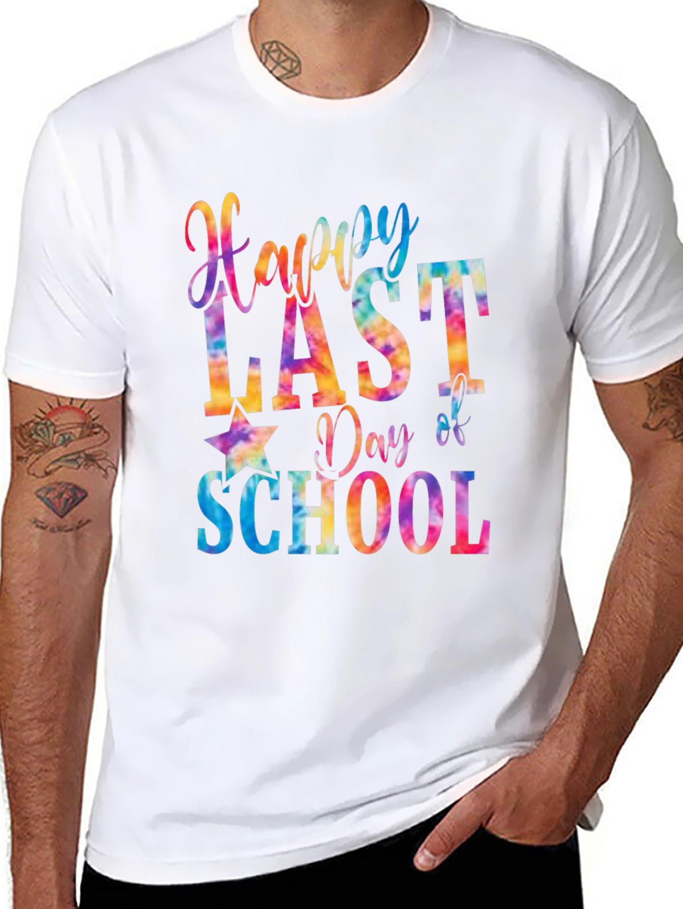 Happy Last Day of School Tie Dye T-Shirt