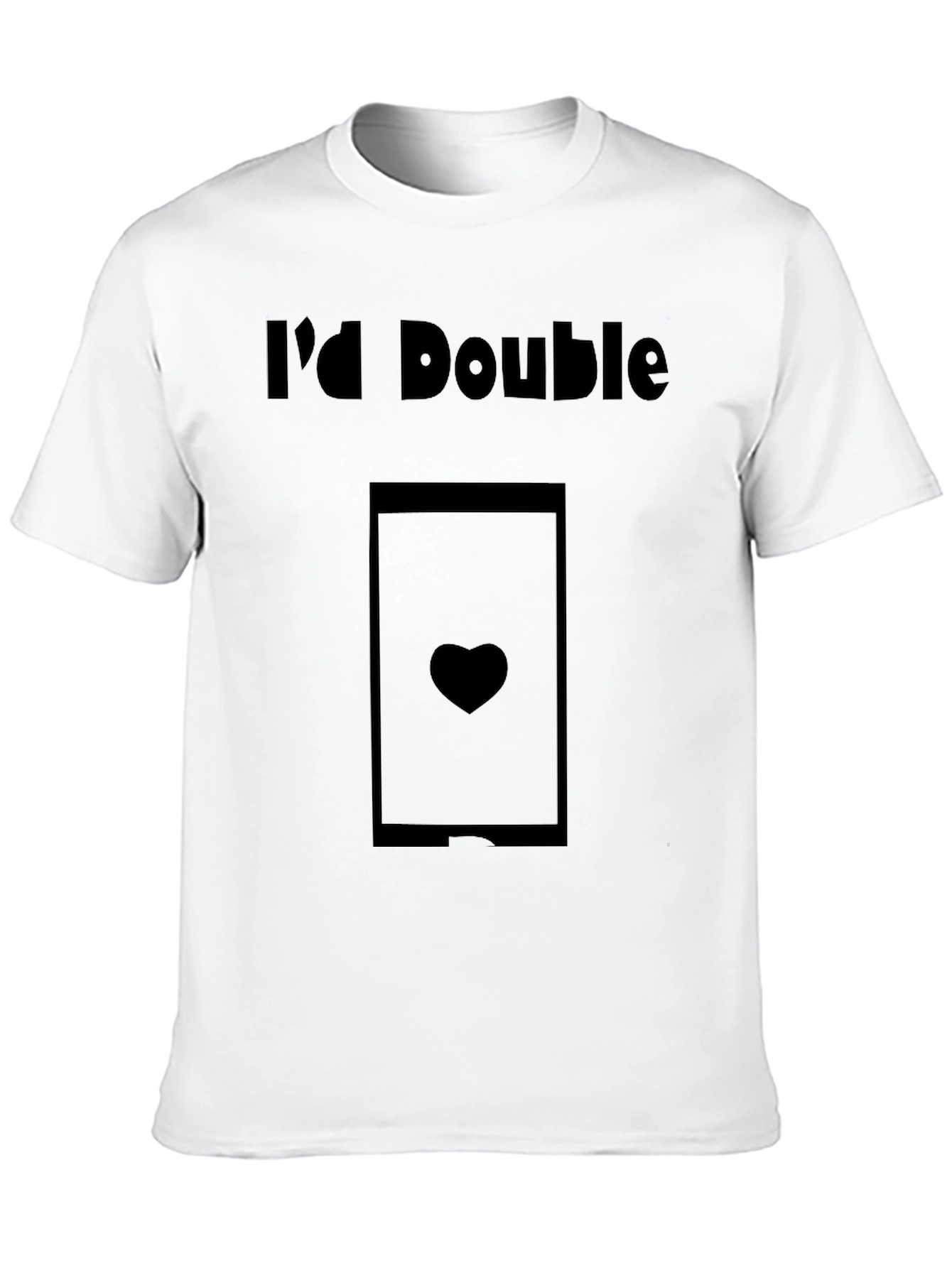 Id Double Tap T-Shirt - Heart Design