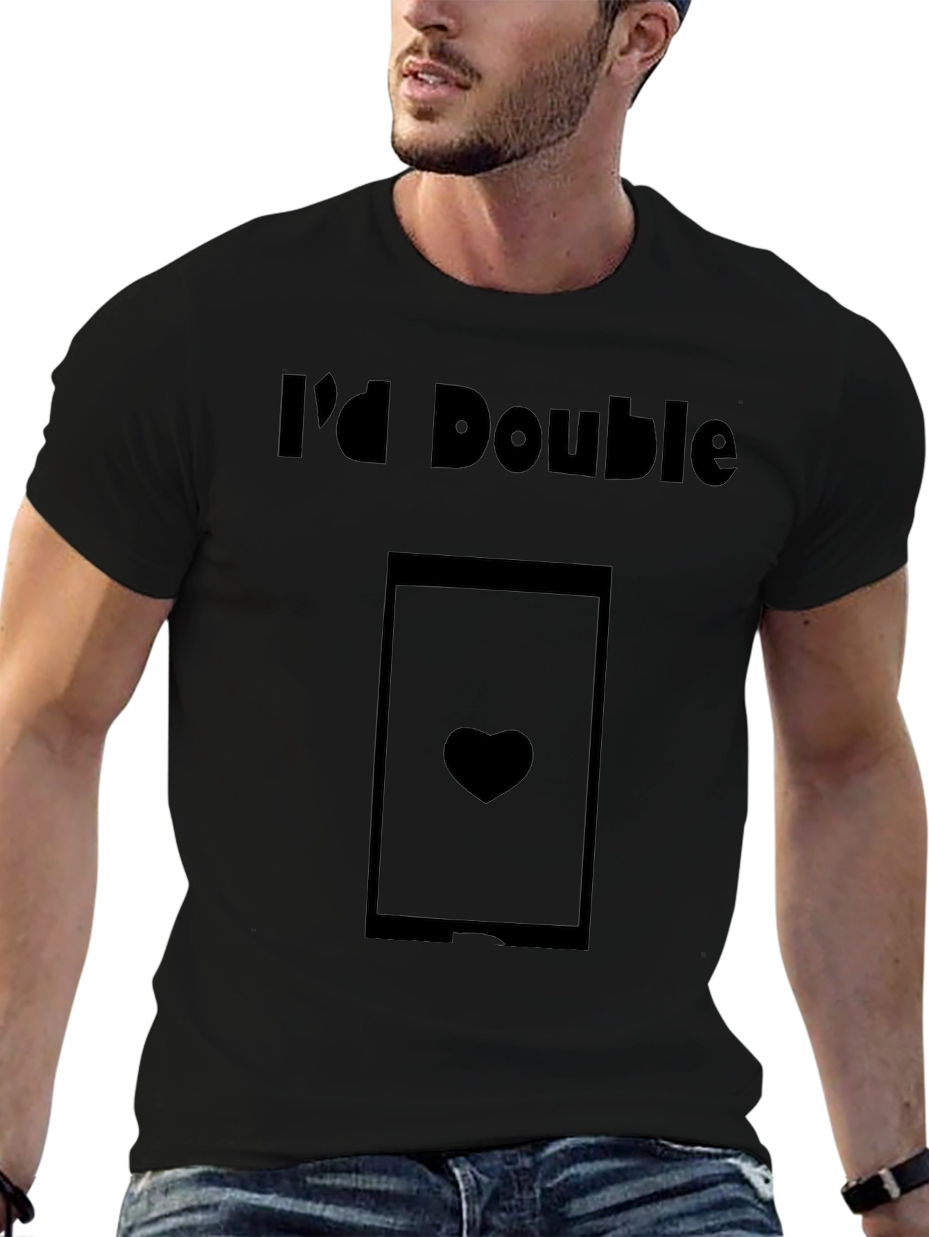 Id Double Tap T-Shirt - Heart Design