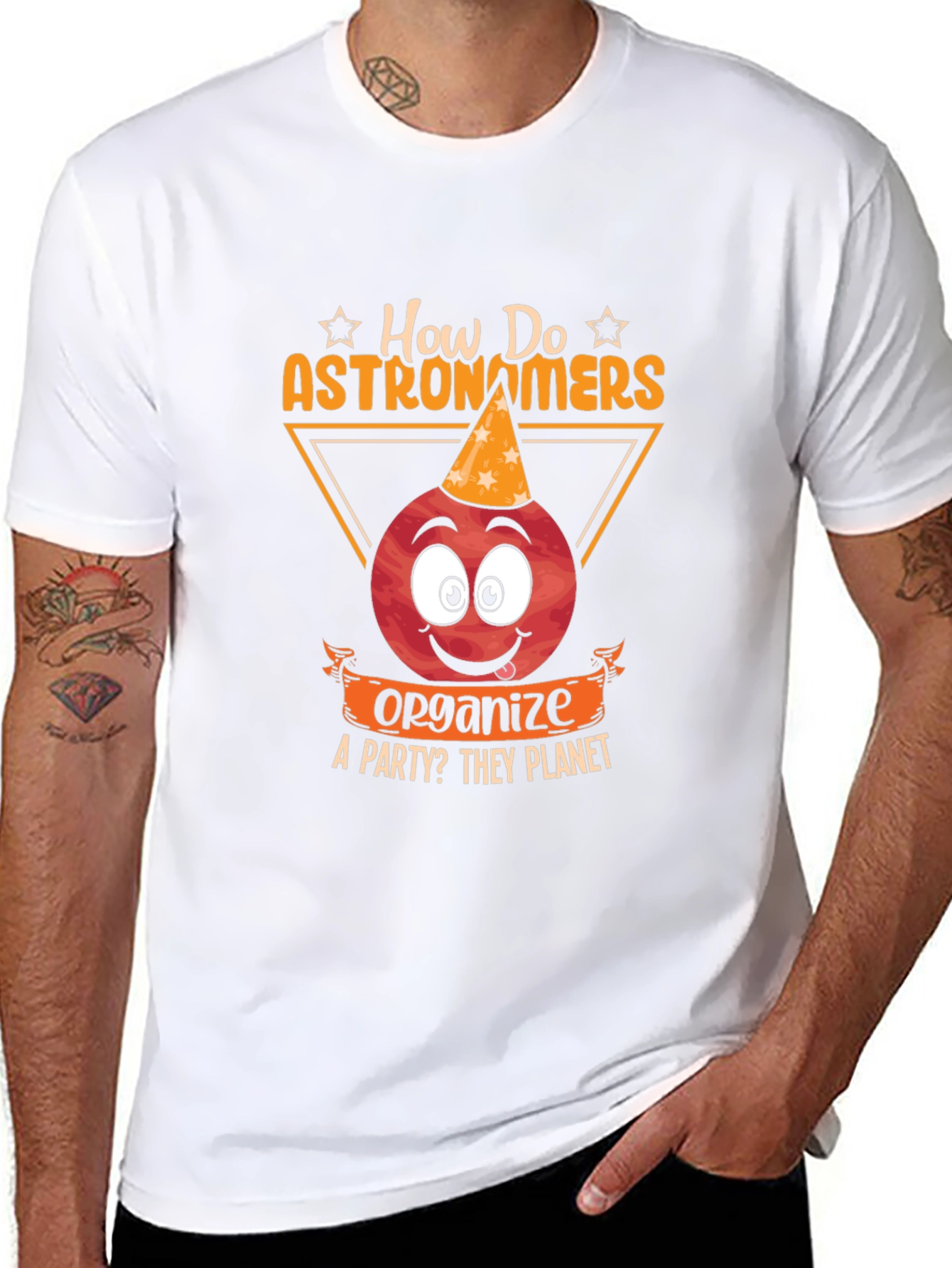 Astronomer Party T-Shirt: How Do They Planet?