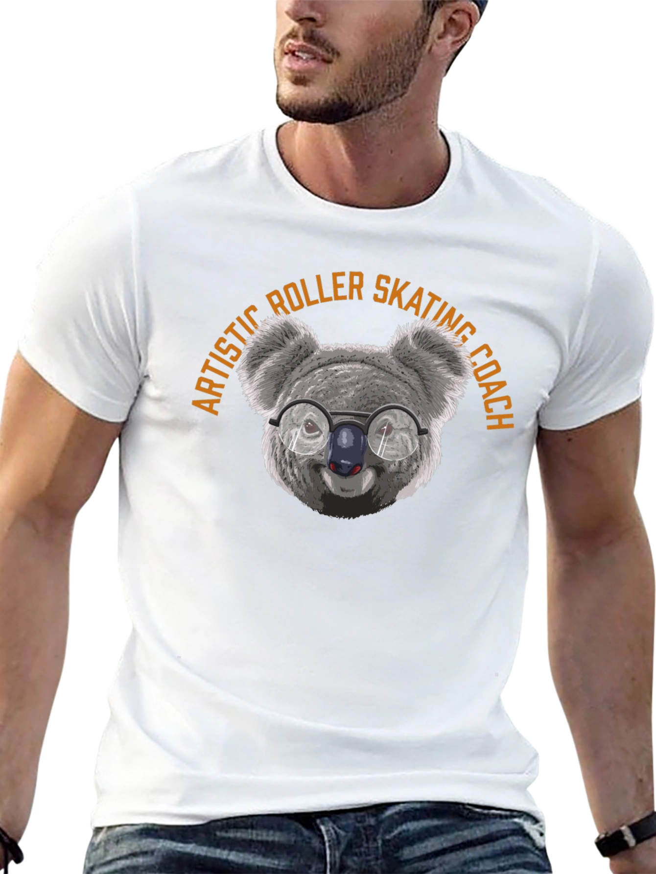 Artistic Roller Skating Coach Koala T-Shirt