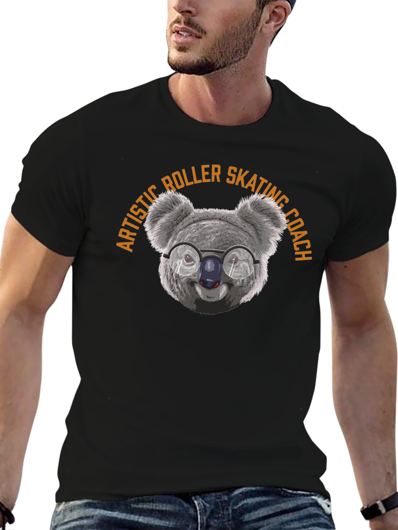 Artistic Roller Skating Coach Koala T-Shirt