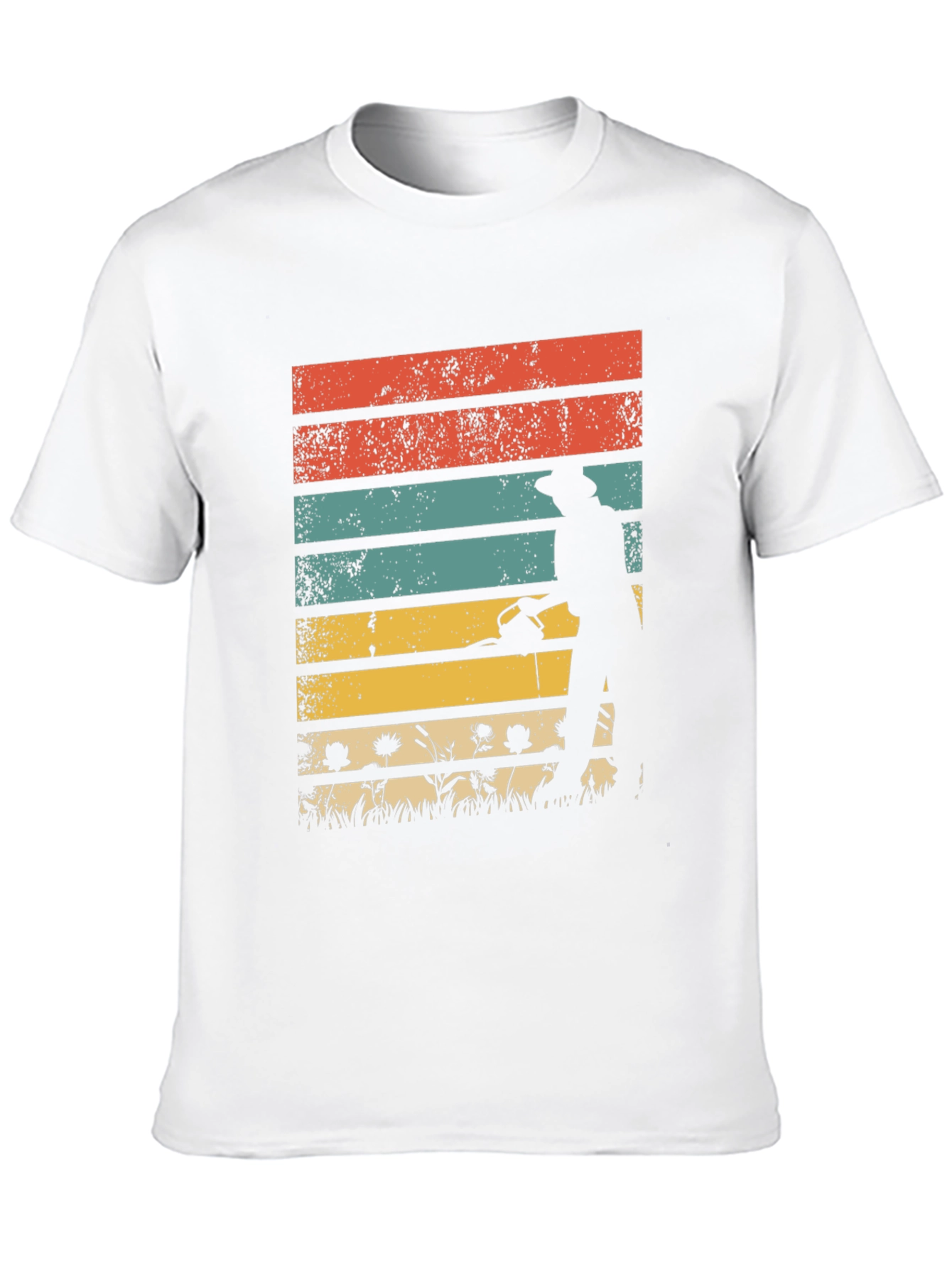 Gardener Sunset Graphic Tee - Retro Style