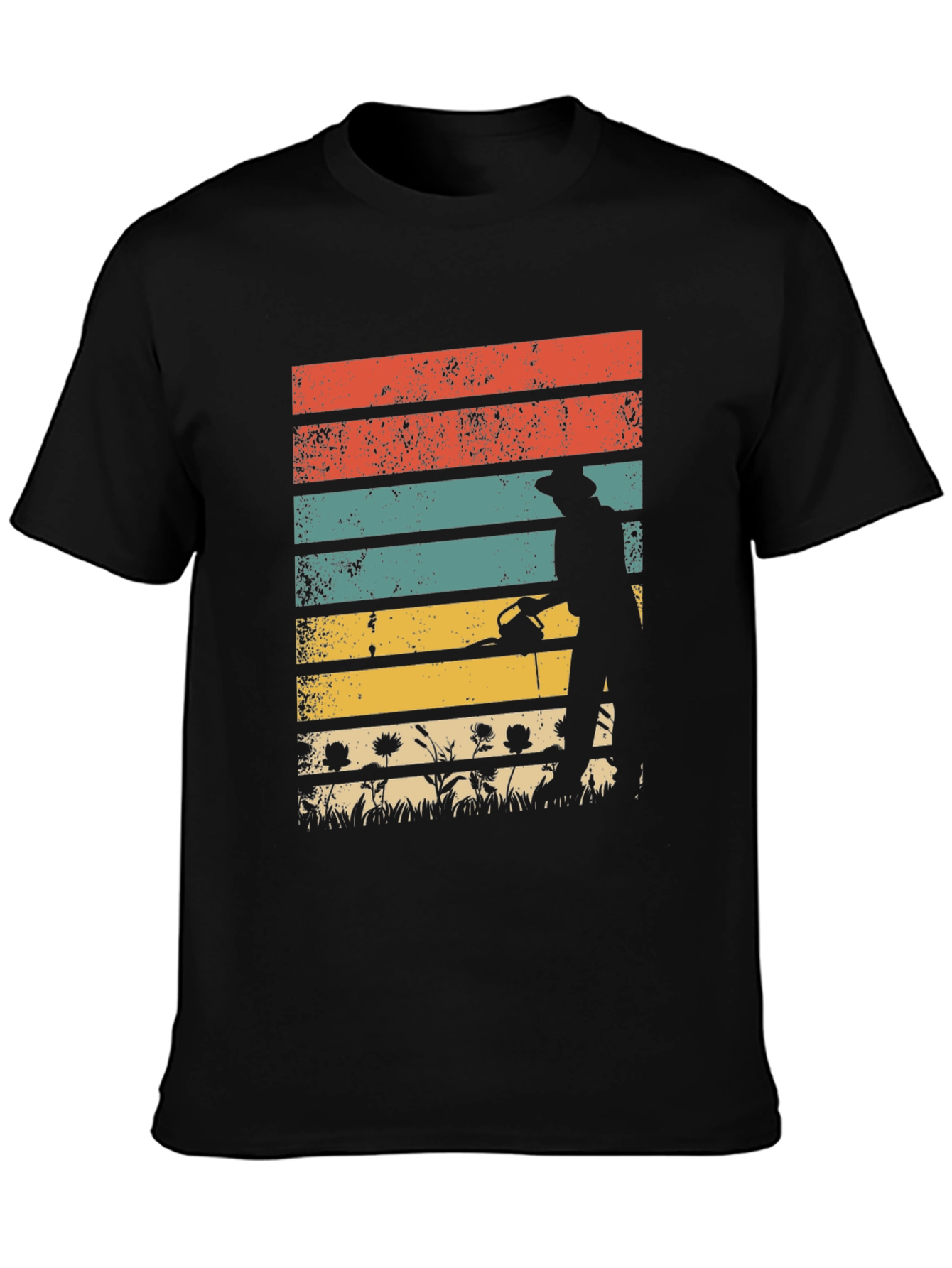 Gardener Sunset Graphic Tee - Retro Style