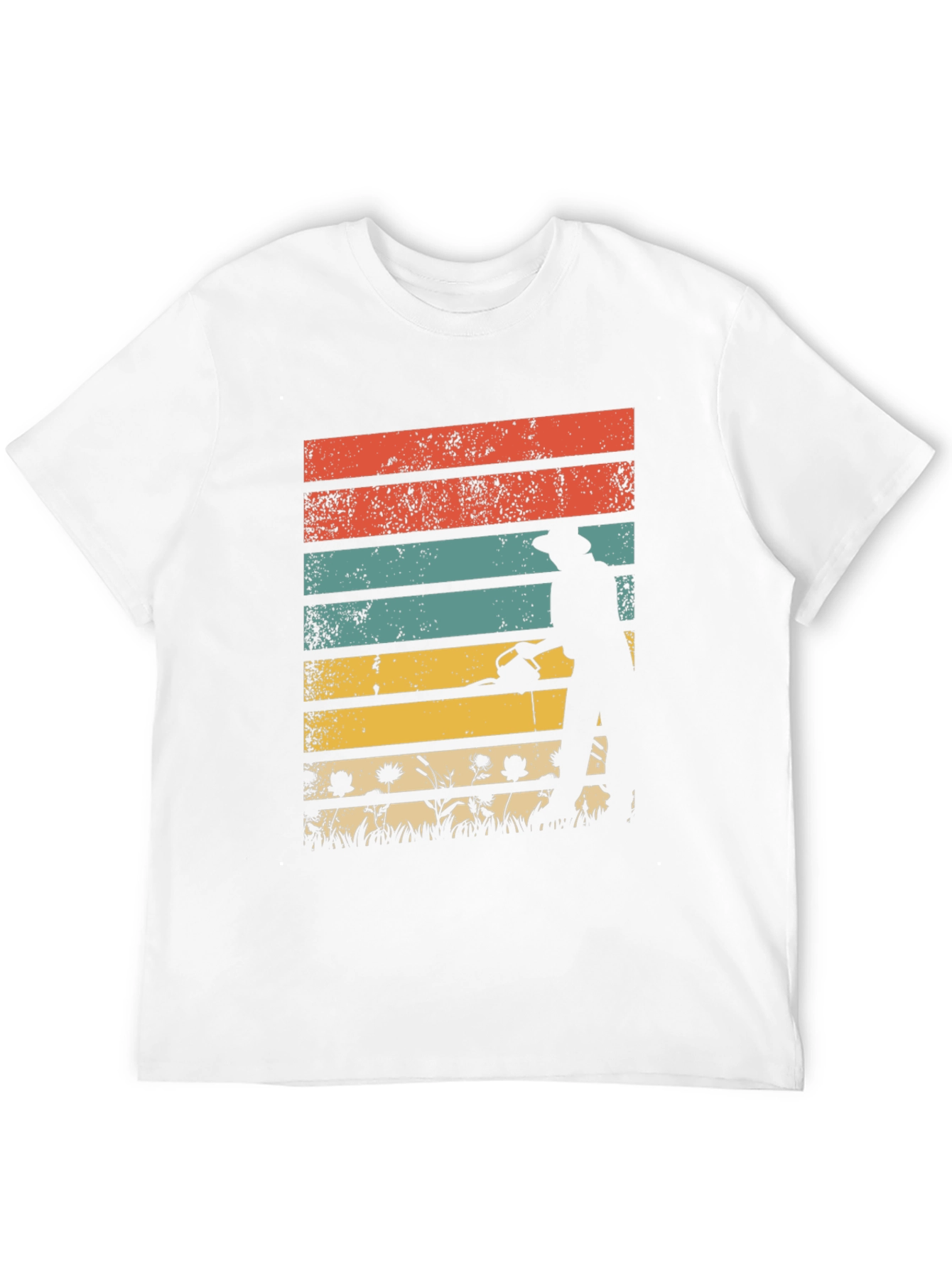 Gardener Sunset Graphic Tee - Retro Style
