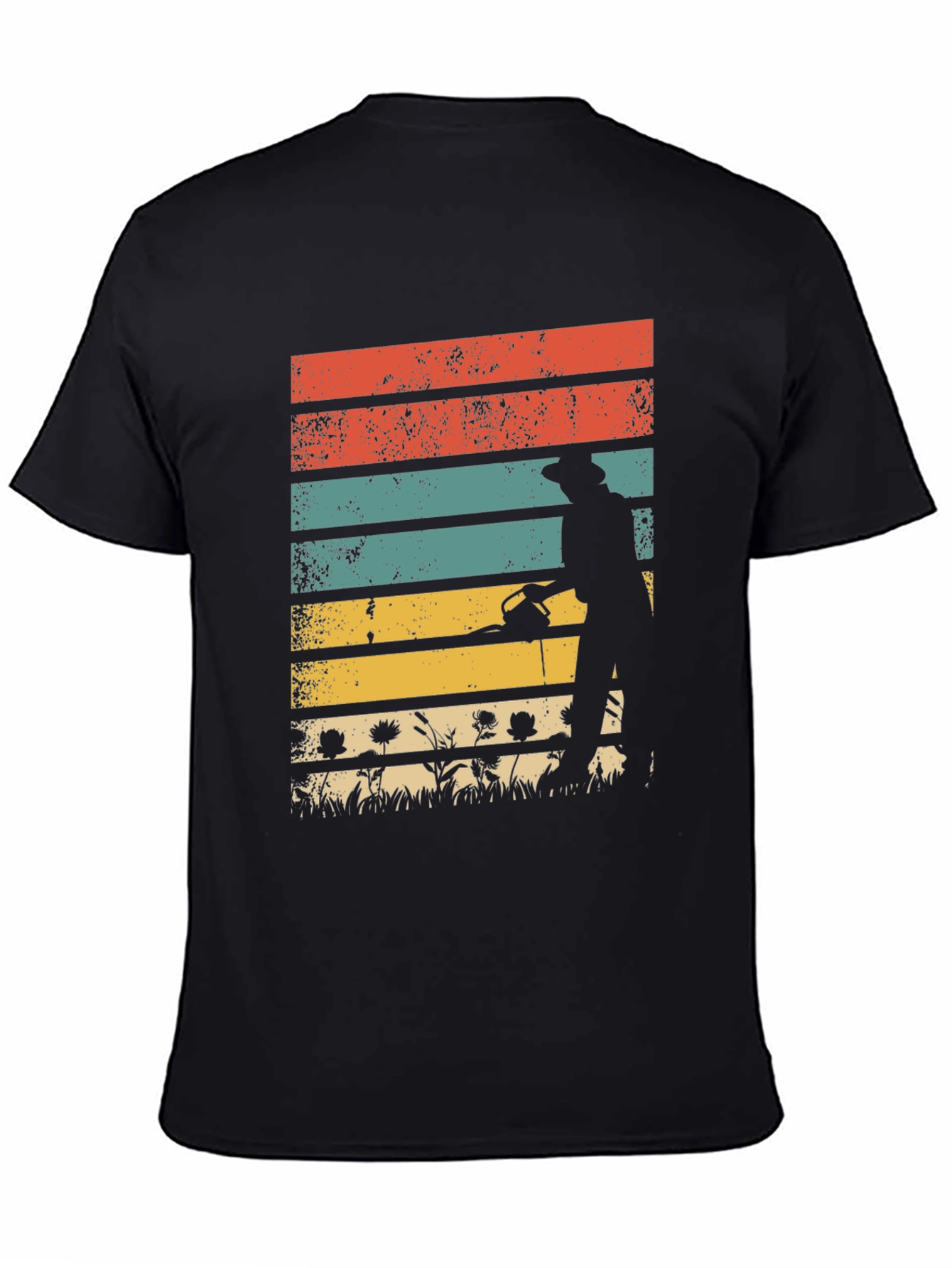 Gardener Sunset Graphic Tee - Retro Style