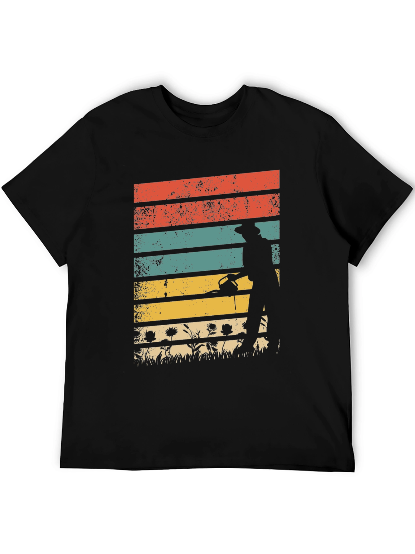 Gardener Sunset Graphic Tee - Retro Style