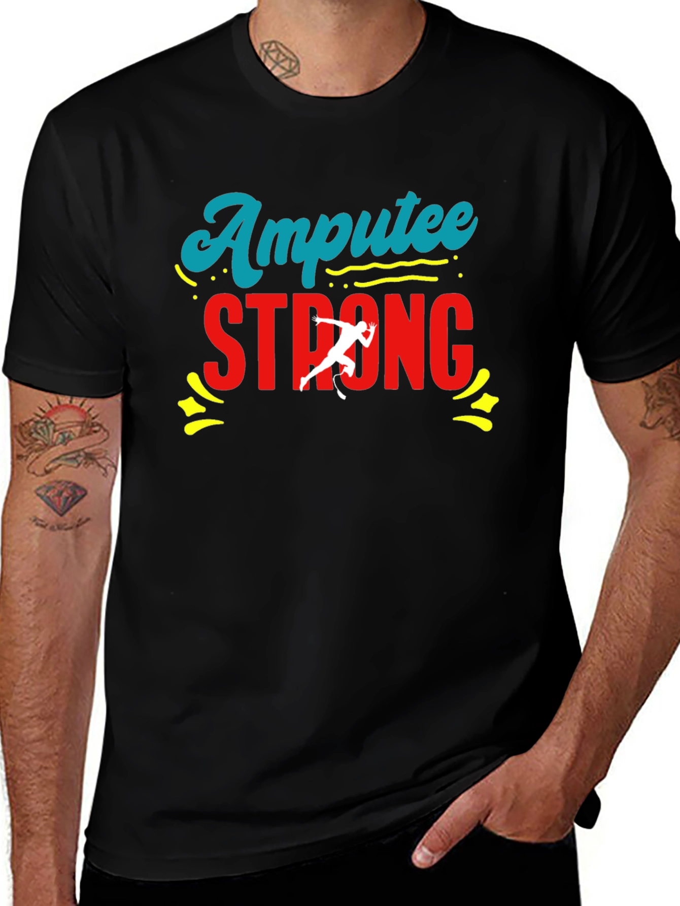 Amputee Strong Graphic T-Shirt - Show Your Support