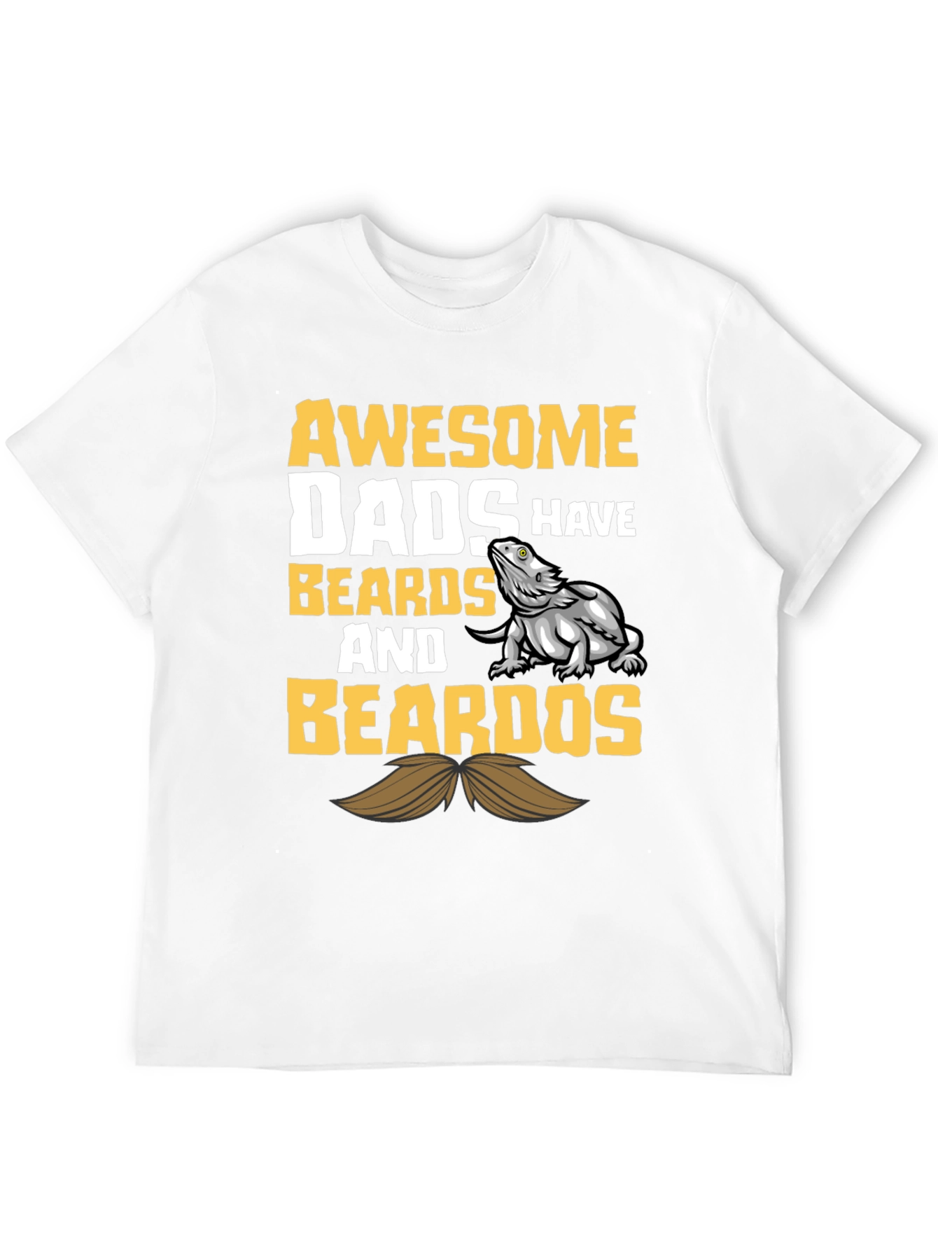 Awesome Dads Beardos Graphic T-Shirt