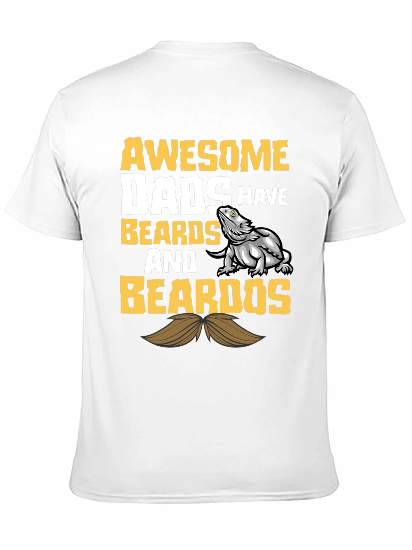 Awesome Dads Beardos Graphic T-Shirt