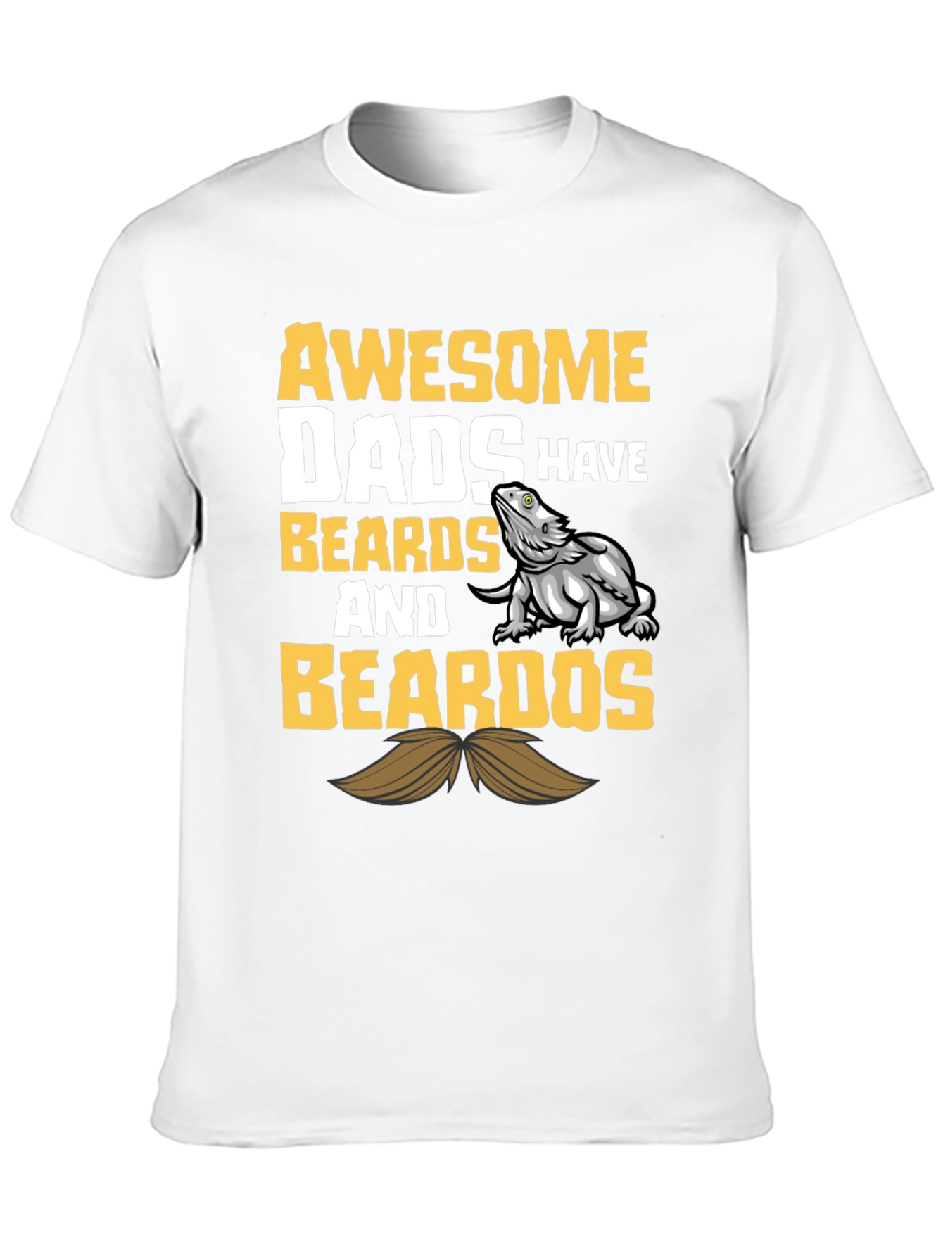 Awesome Dads Beardos Graphic T-Shirt
