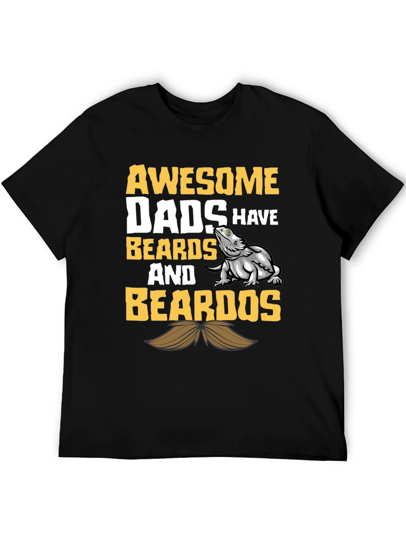 Awesome Dads Beardos Graphic T-Shirt