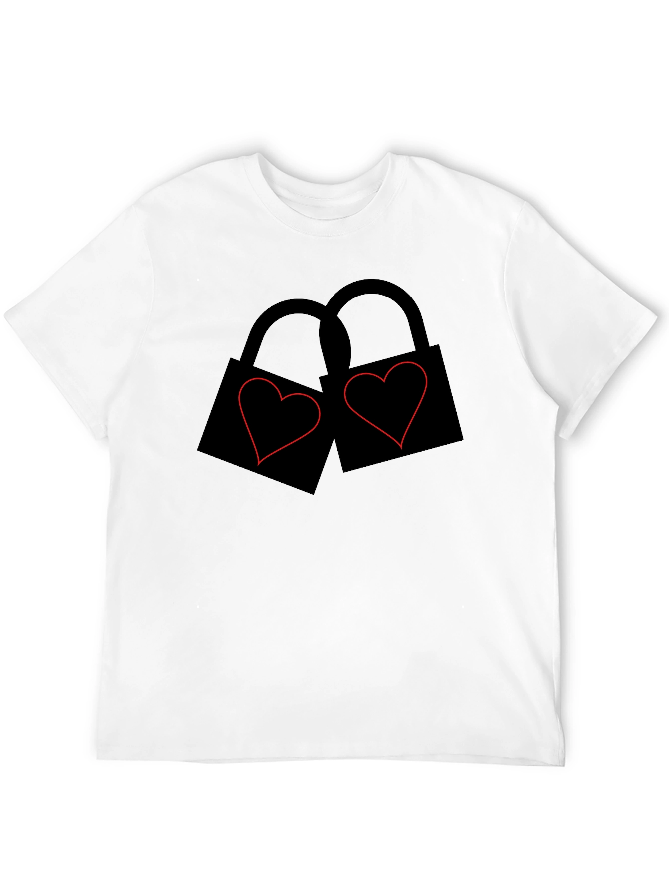 Heart Lock T-Shirt - Unique Graphic Tee