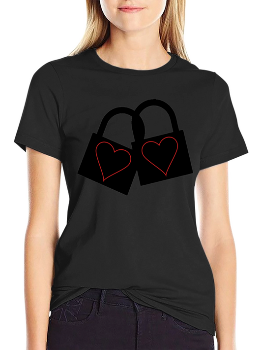 Heart Lock T-Shirt - Unique Graphic Tee