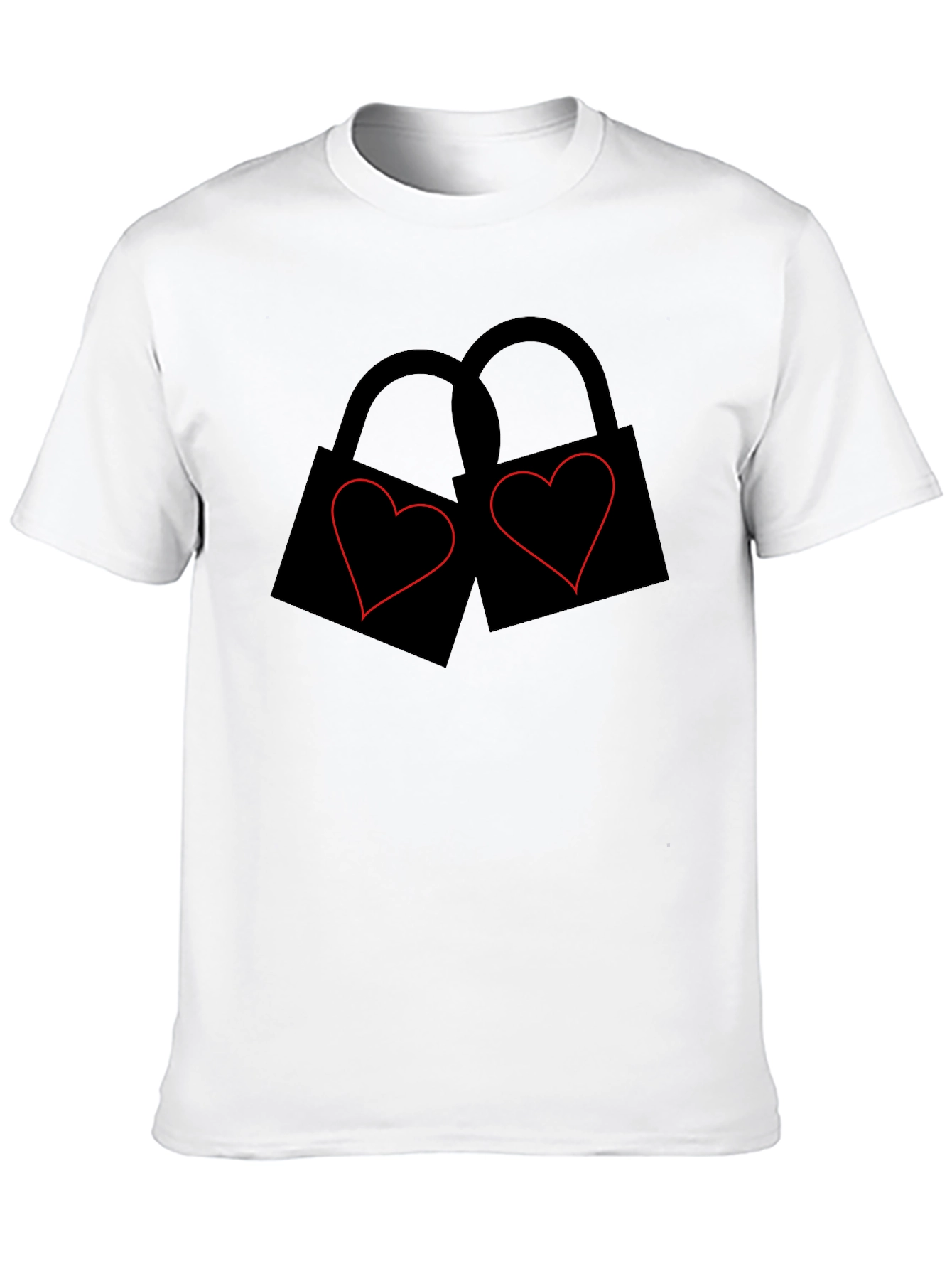 Heart Lock T-Shirt - Unique Graphic Tee