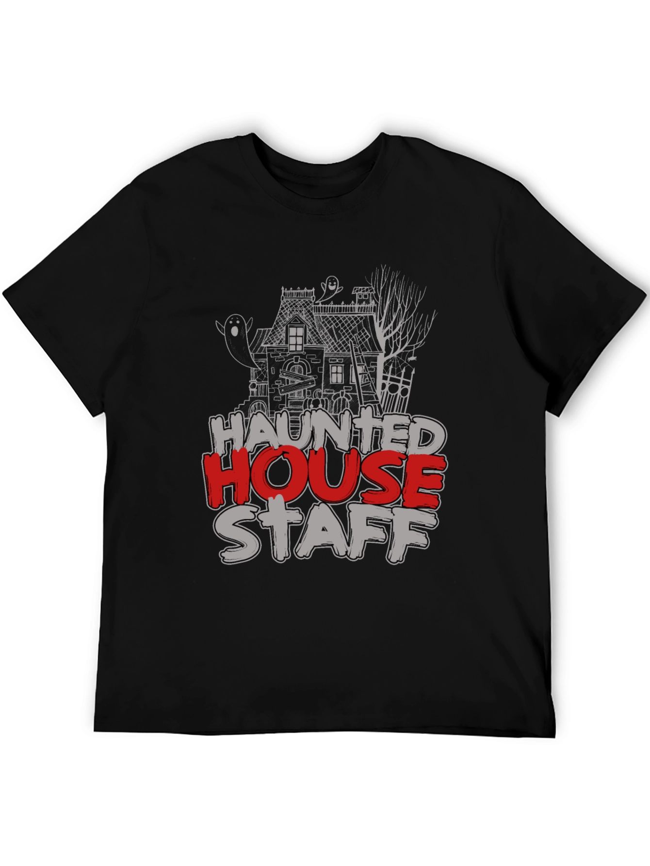 Haunted House Staff Halloween T-Shirt
